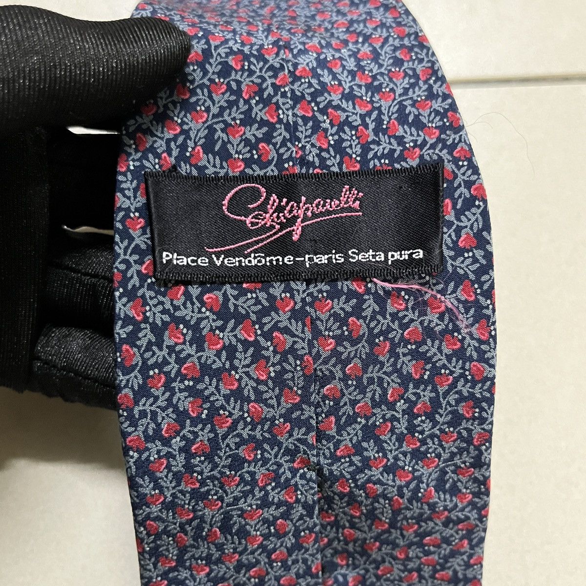 Vintage Rare Vintage Maison Schiaparelli Tie Size ONE SIZE - 5 Thumbnail