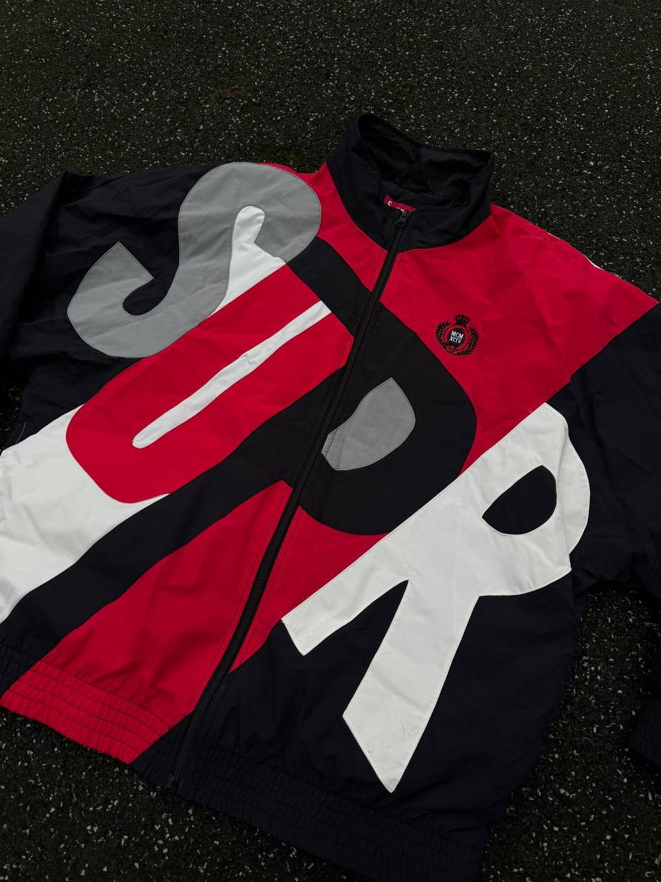 Supreme Supreme Rare Men's Big Letter Track Jacket Size US L / EU 52-54 / 3 - 3 Thumbnail