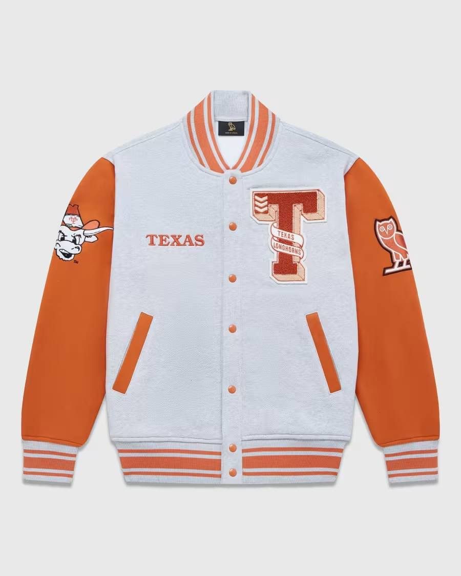 image of Octobers Very Own Ovo Longhorn Jacket in Orange, Men's (Size Large)