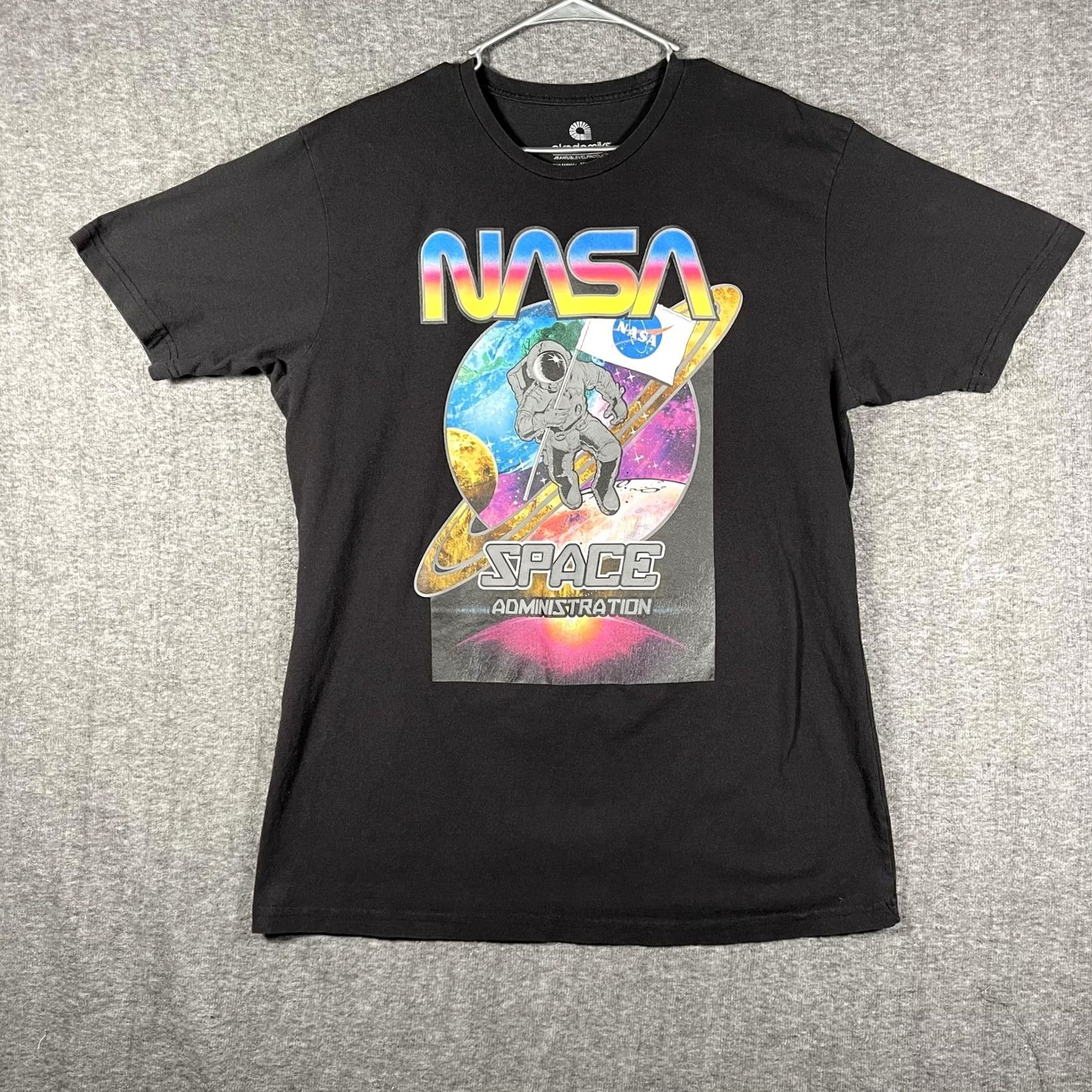 Akademiks NASA Shirt Mens XL Black Astronaut Space Graphic Tee Akademiks Galaxy Colorful Size US XL / EU 56 / 4 - 2 Thumbnail