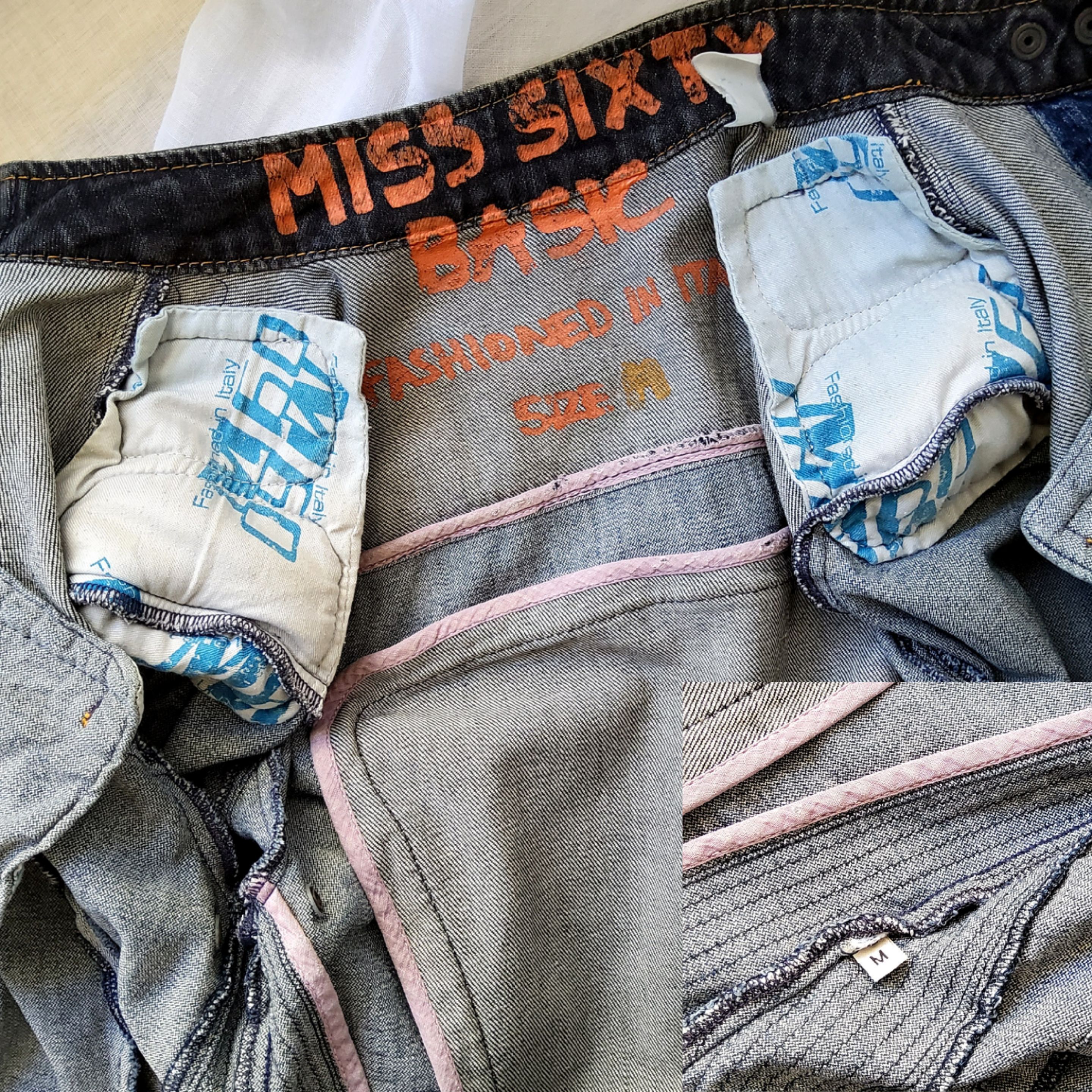 Miss Sixty Miss Sixty rare vintage y2k moto racer biker denim jacket Size M / US 6-8 / IT 42-44 - 9 Thumbnail