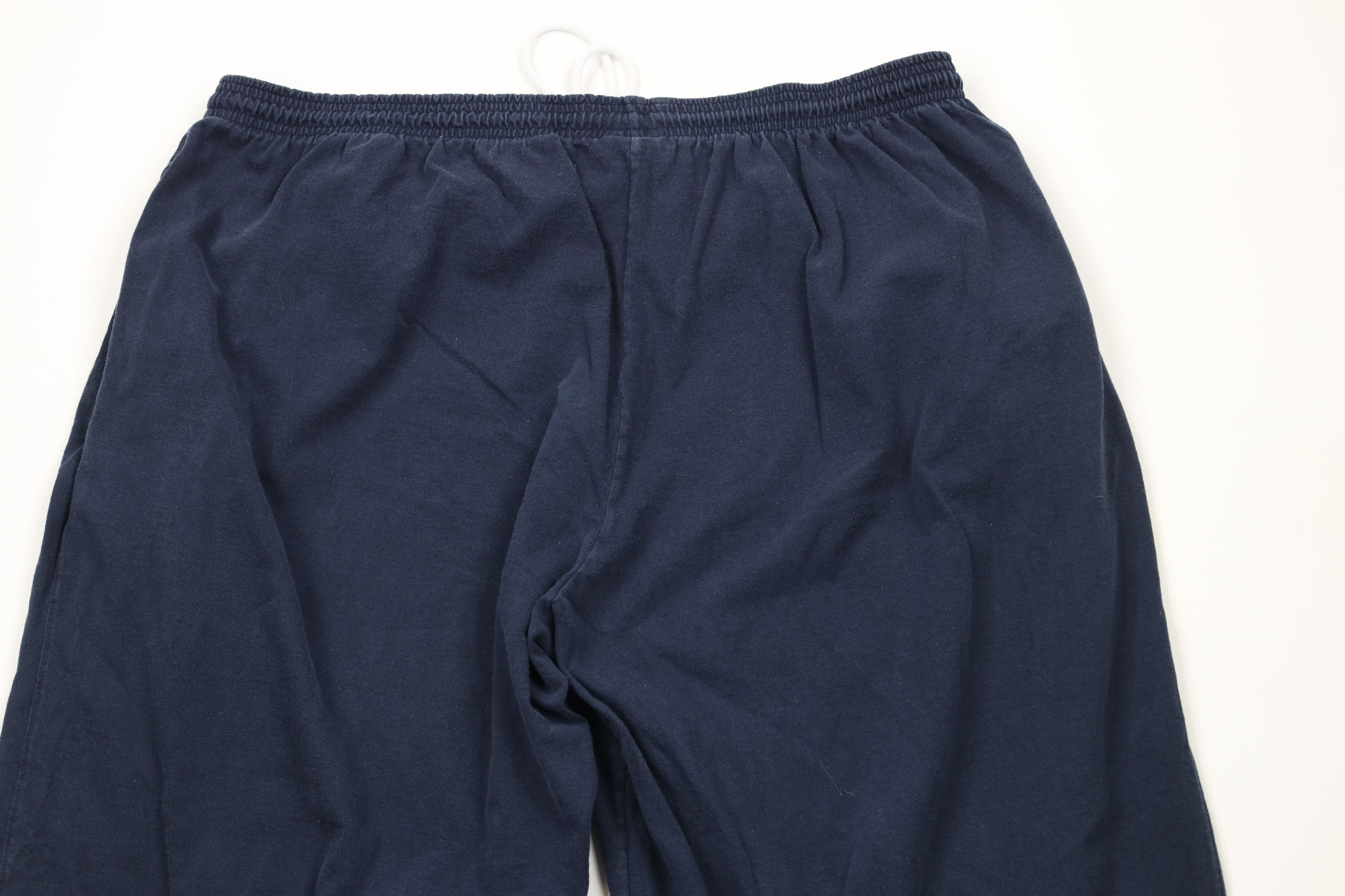 Champion × Vintage Vintage 90s Champion Classic Logo Wide Leg Pants Cotton Blue Size US 40 / EU 56 - 12 Thumbnail