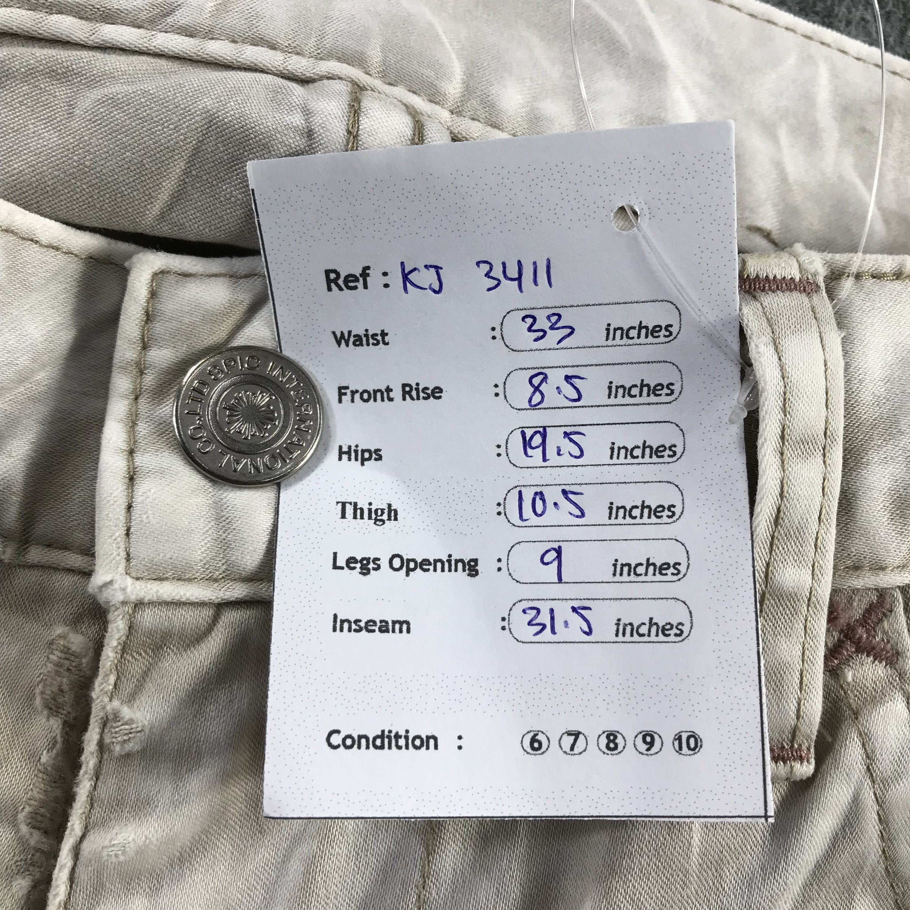 Tornado Mart Tornado Mart Jeans Flare Denim KJ3411 Size US 32 / EU 48 - 11 Thumbnail