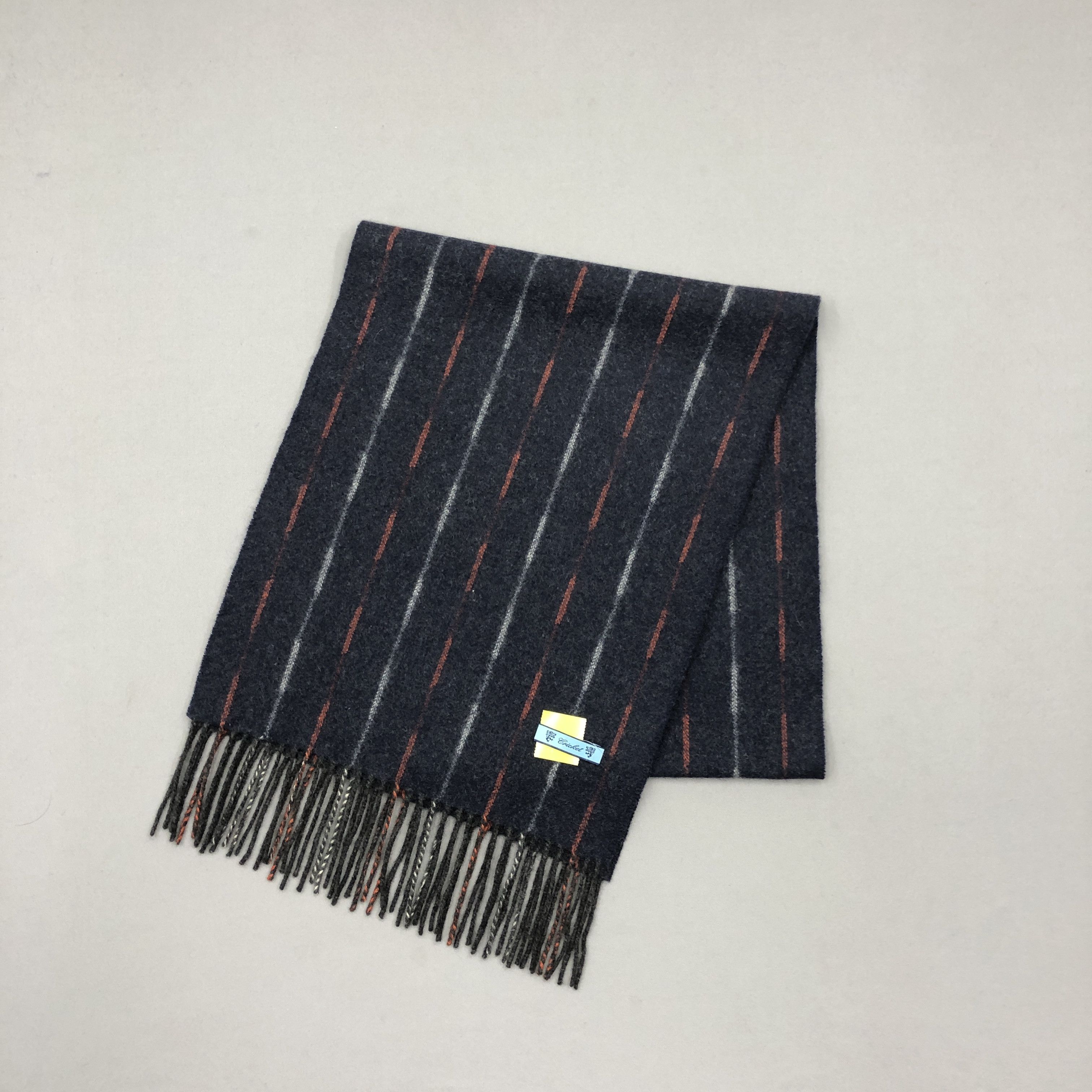 Vintage Vintage Cricket Scarf Muffler Wool Fringe Scarves Size ONE SIZE - 3 Thumbnail