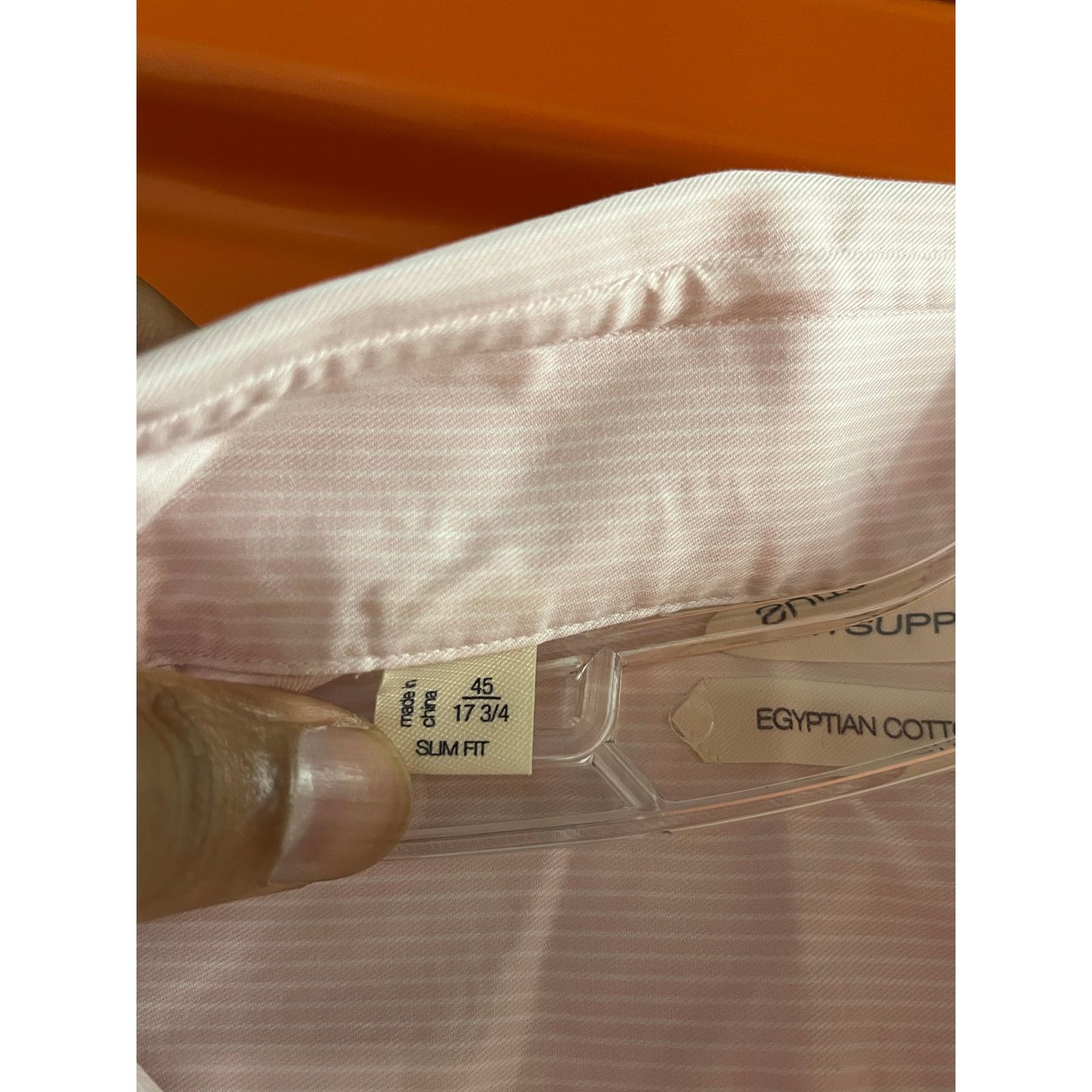 Suitsupply SuitSupply - Thomas Mason Button Shirt / Pink / 17 3/4 Size US XL / EU 56 / 4 - 5 Thumbnail