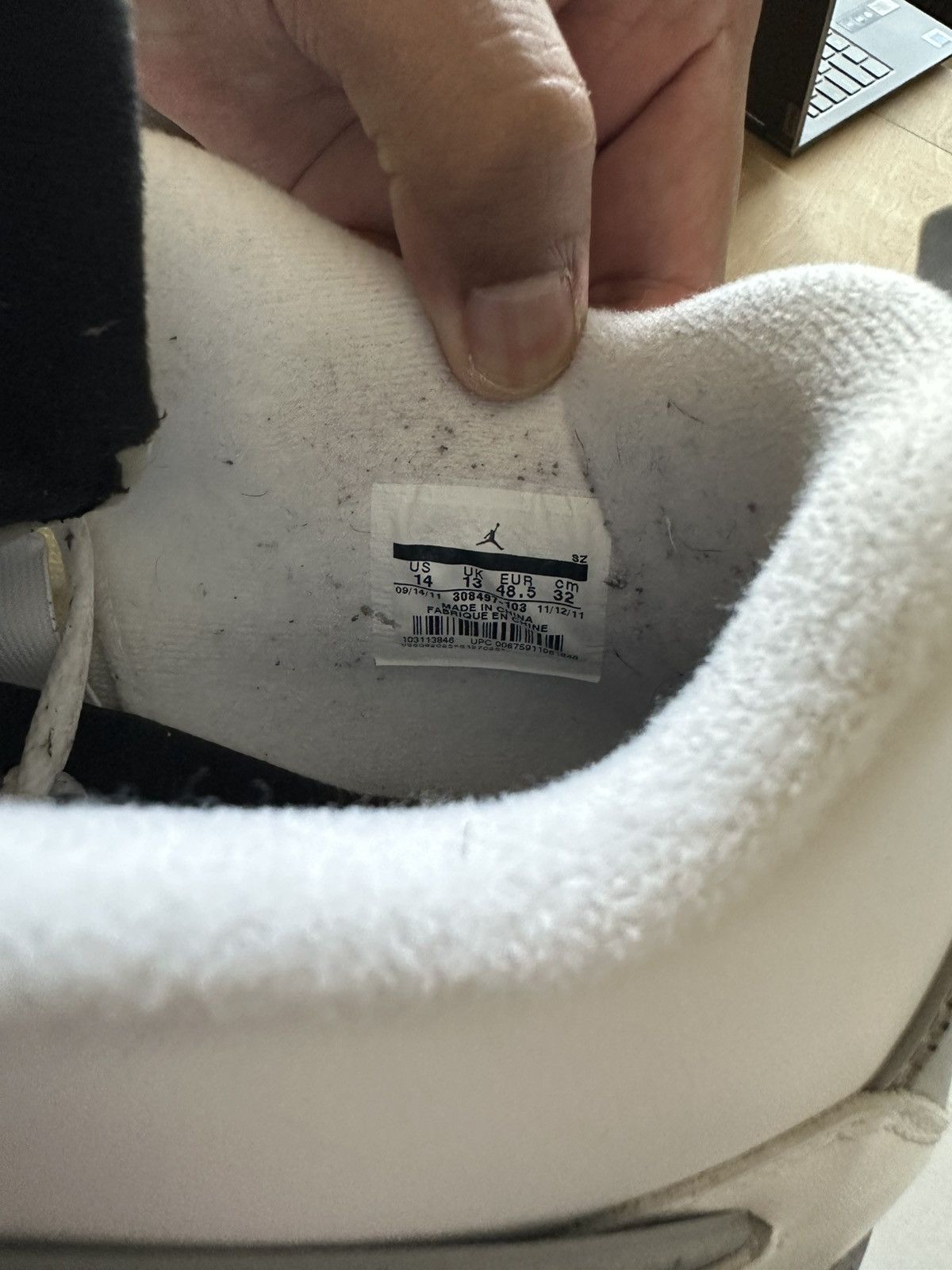 Jordan Brand Jordan 4 White Cement 2012 Size US 14 / EU 47 - 5 Thumbnail