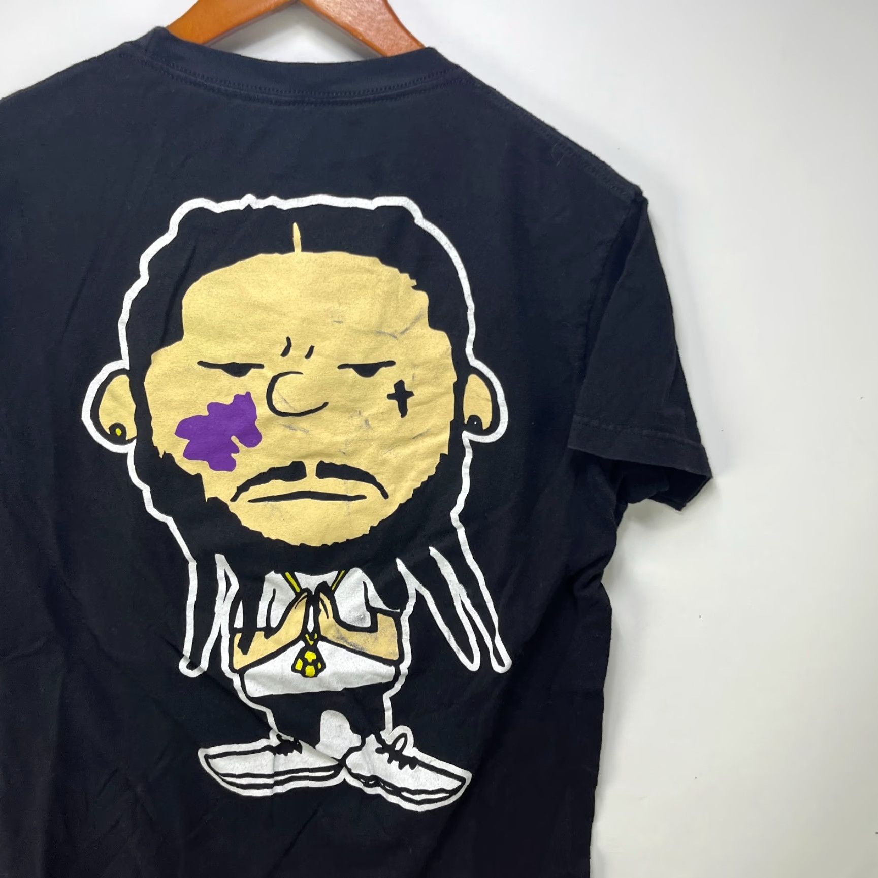 Peanuts ASAP Mob Tour Too Cozy T Shirt M Black Cotton Mens Shirts 90s? Size US M / EU 48-50 / 2 - 4 Thumbnail