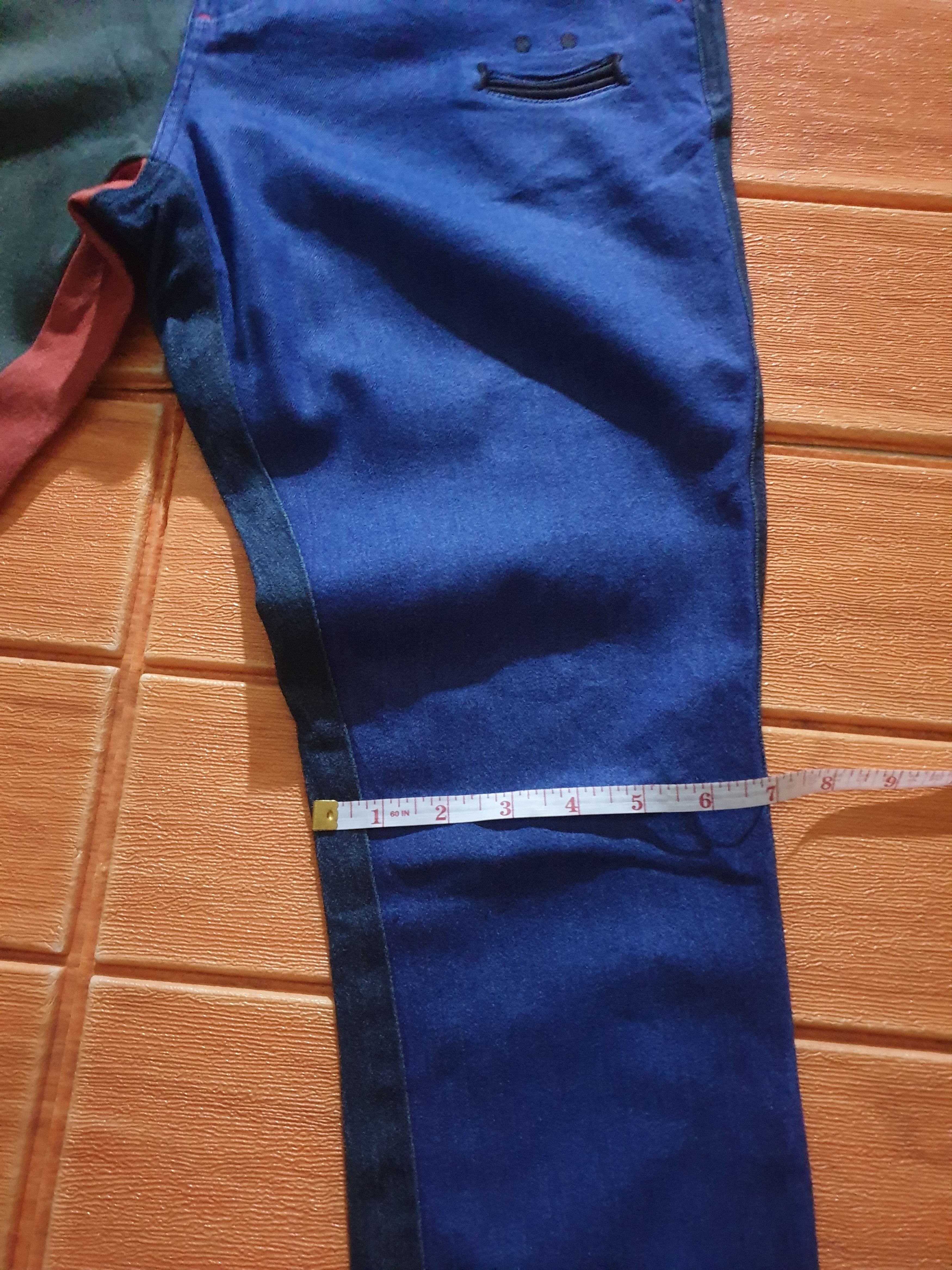 Japanese Brand Smile multicolour denim pant Size US 30 / EU 46 - 8 Thumbnail