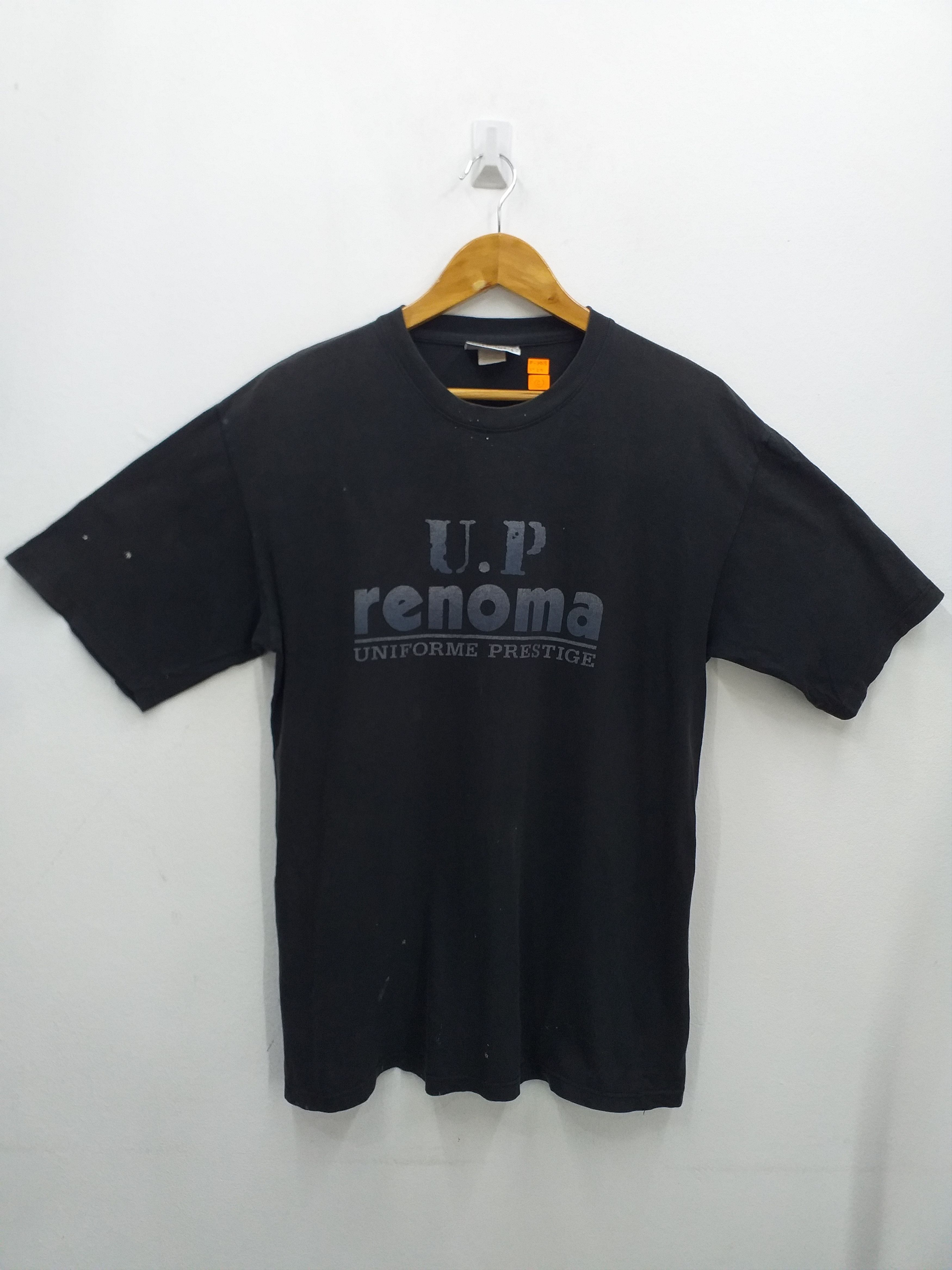 Japanese Brand Vintage Renoma Made In Italy Big Logo Large T-Shirt -C050 Size US L / EU 52-54 / 3 - 1 Thumbnail