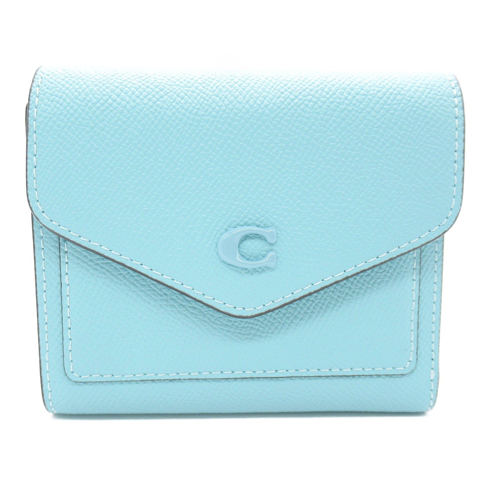 image of Coach Wallet Blue Leather Ch808Lhvse, Women's