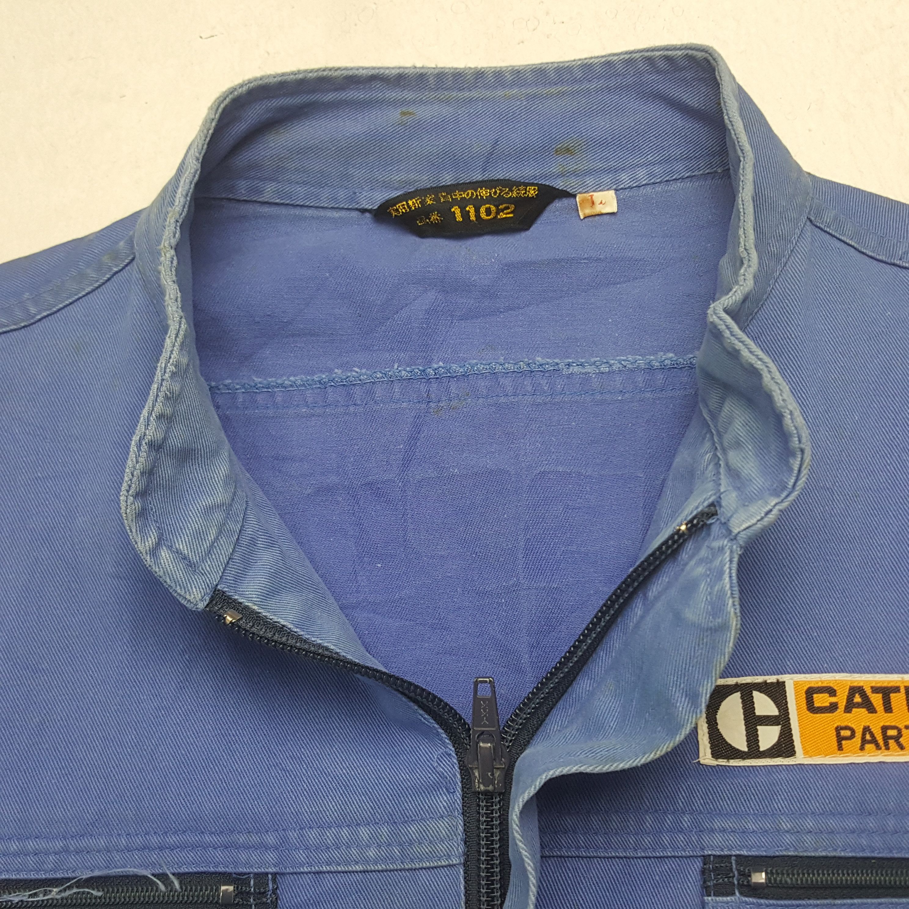 Sports Specialties Vintage Caterpillar Japan Worker Coverall Jumpsuit Jacket Size US L / EU 52-54 / 3 - 9 Thumbnail