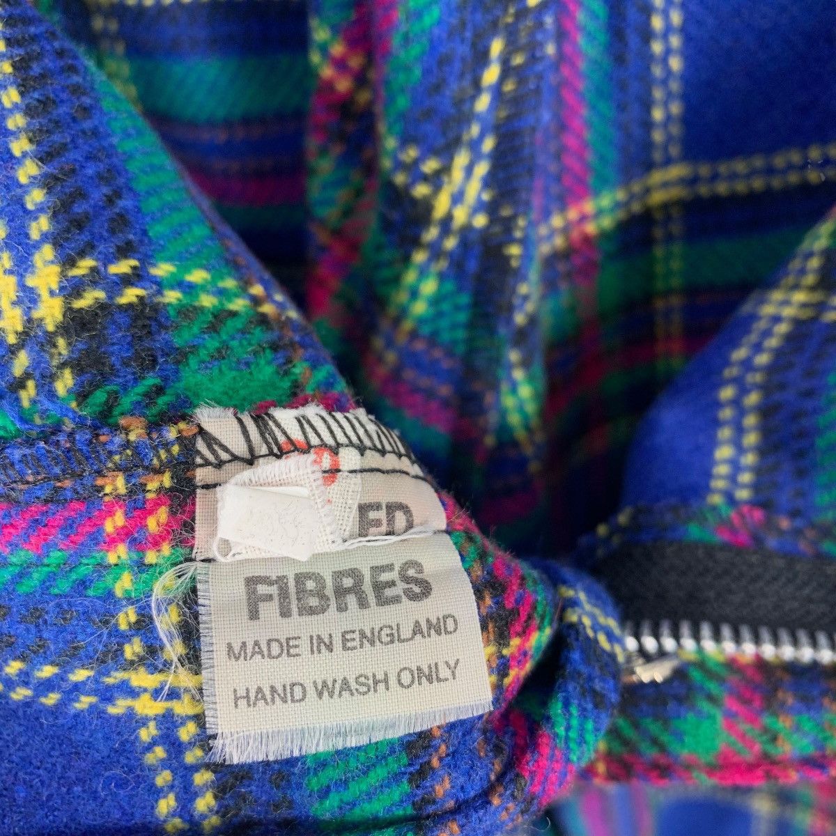 Seditionaries × Vintage Vintage TIGER OF LONDON blue tartan plaid zip bondage pants Size US 29 - 23 Thumbnail