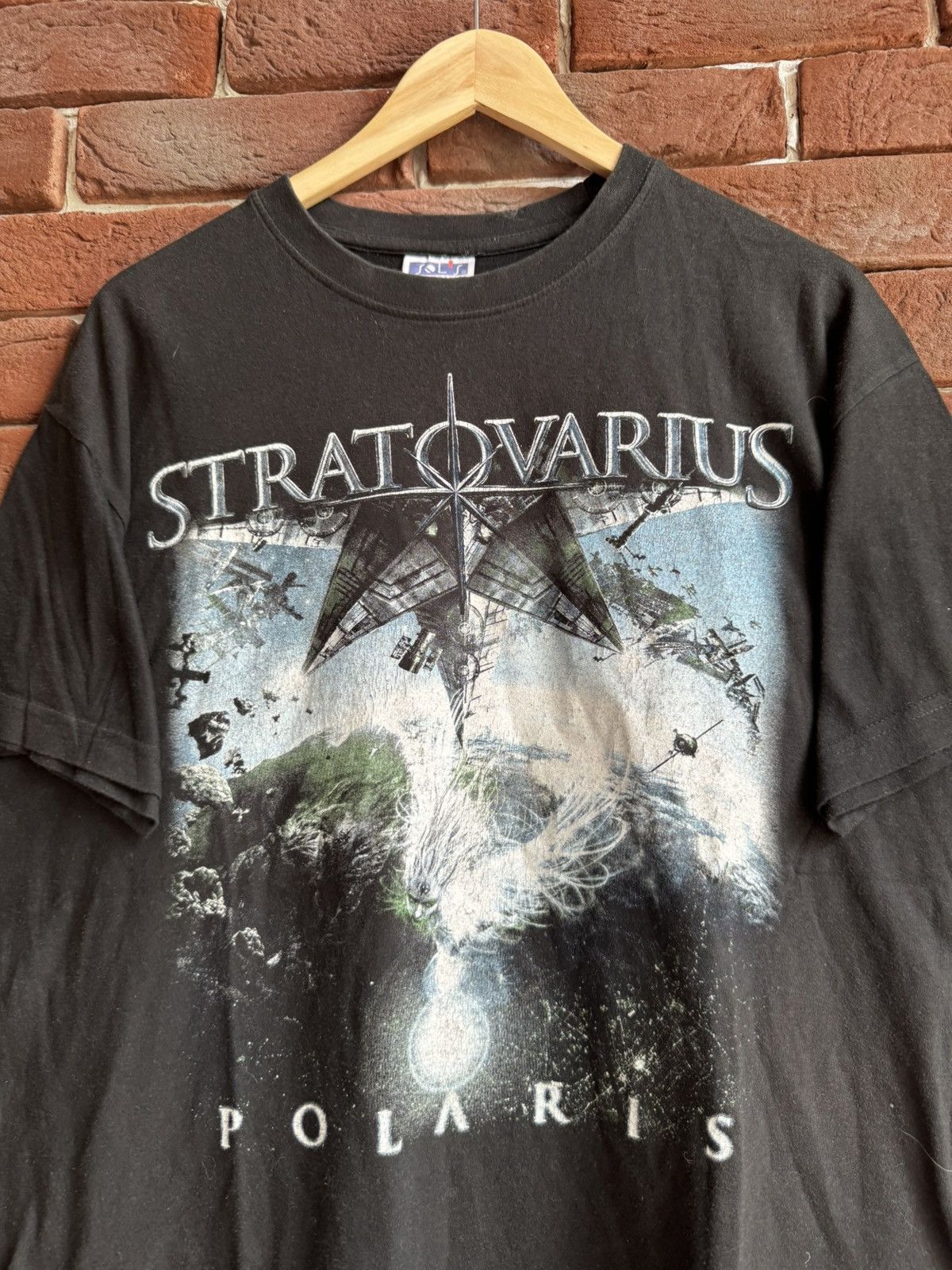 Band Tees VINTAGE Y2K BAND TEE STRATOVARIUS Metal rare TOUR BAND Black Size US L / EU 52-54 / 3 - 3 Thumbnail