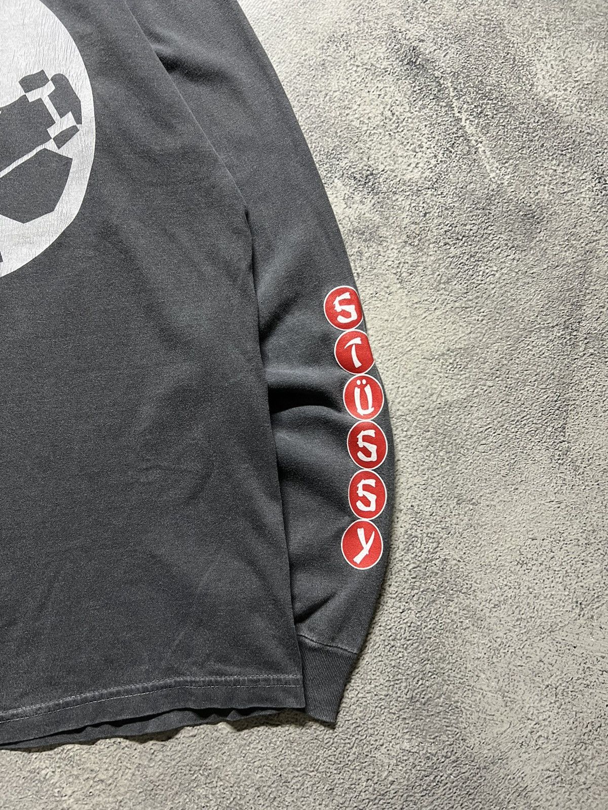Stussy Vintage Y2k Faded Style Stussy 🩶 Japan Skate Long Sleeve 00s Size US S / EU 44-46 / 1 - 11 Thumbnail