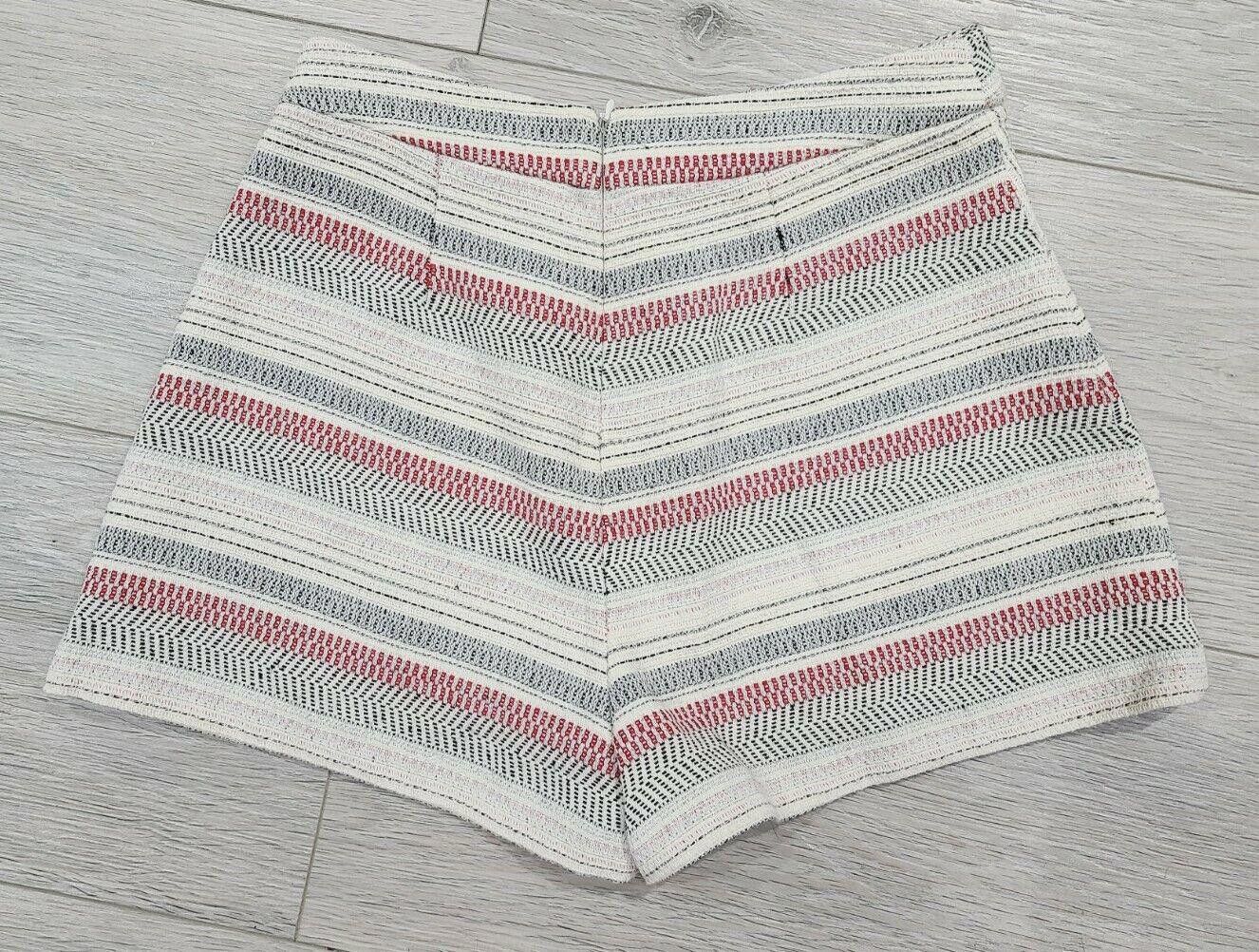 Designer bcbgeneration Shorts Size 2 Striped High Waisted Boho Size 26" / US 2 / IT 38 - 2 Thumbnail