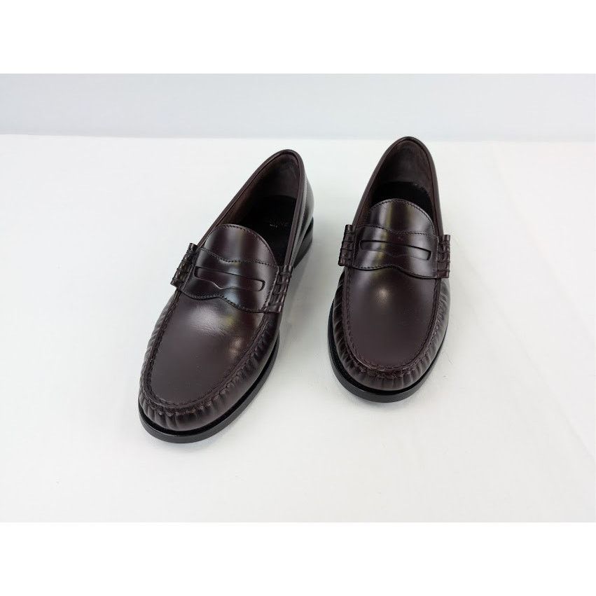 Celine o1rshd1 Luco Polished Calfskin Loafer Boots in Burgundy 40 Size US 7 / EU 40 - 8 Thumbnail