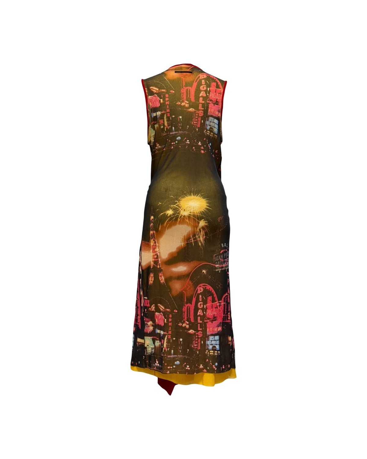 Jean Paul Gaultier JEAN PAUL GAULTIER 2000 Eiffel Tower City Print Wrap Dress Size S / US 4 / IT 40 - 2 Thumbnail