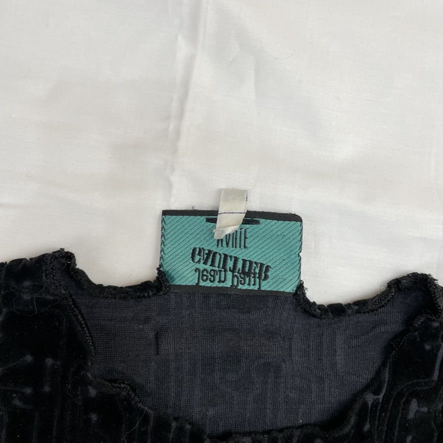 Jean Paul Gaultier AW95 Jean Paul Gaultier Circuitboard Flock Mesh Top Vintage Size US S / EU 44-46 / 1 - 6 Thumbnail
