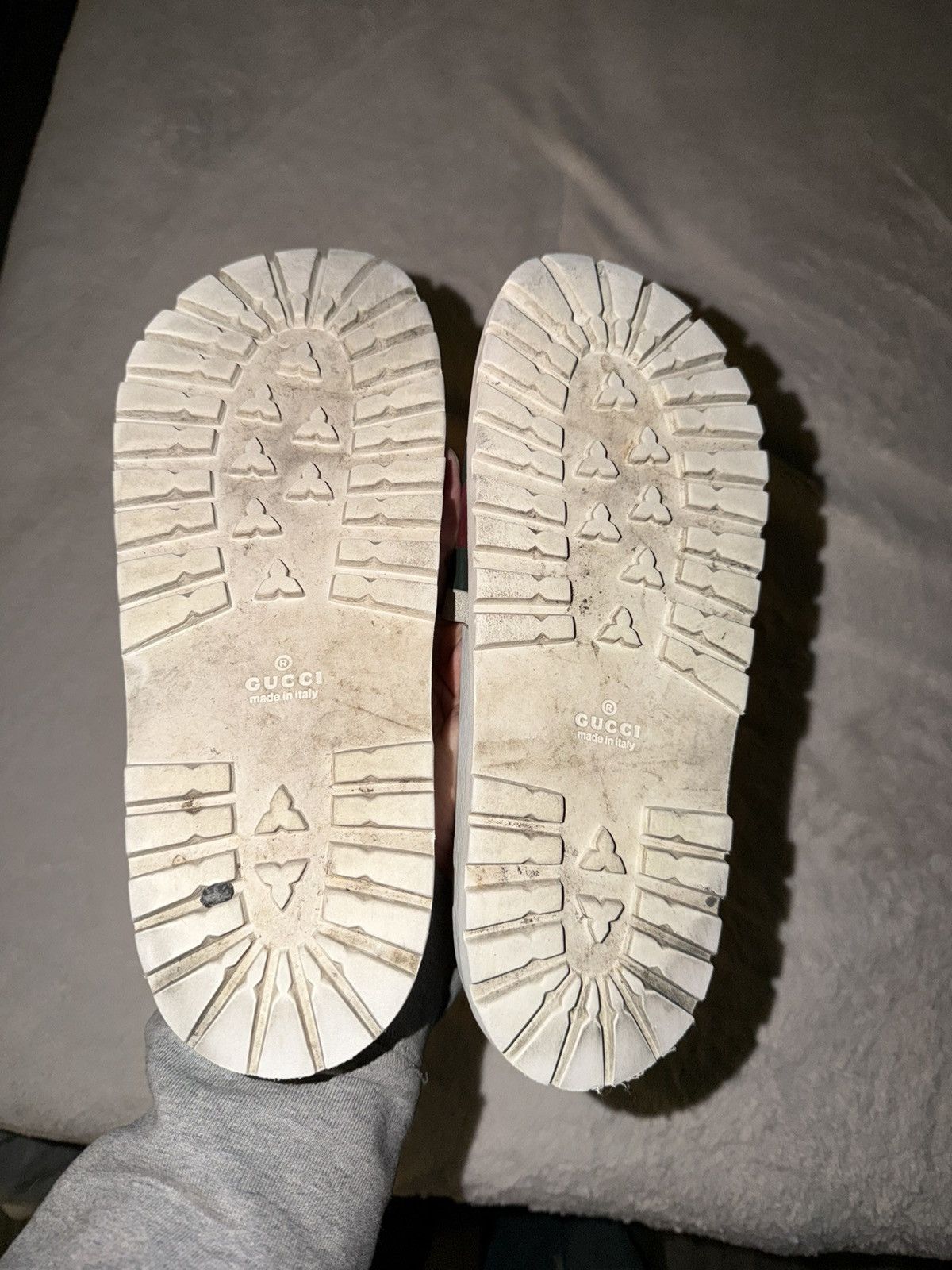 Gucci Gucci rubber Slides Size US 11 / EU 44 - 3 Thumbnail