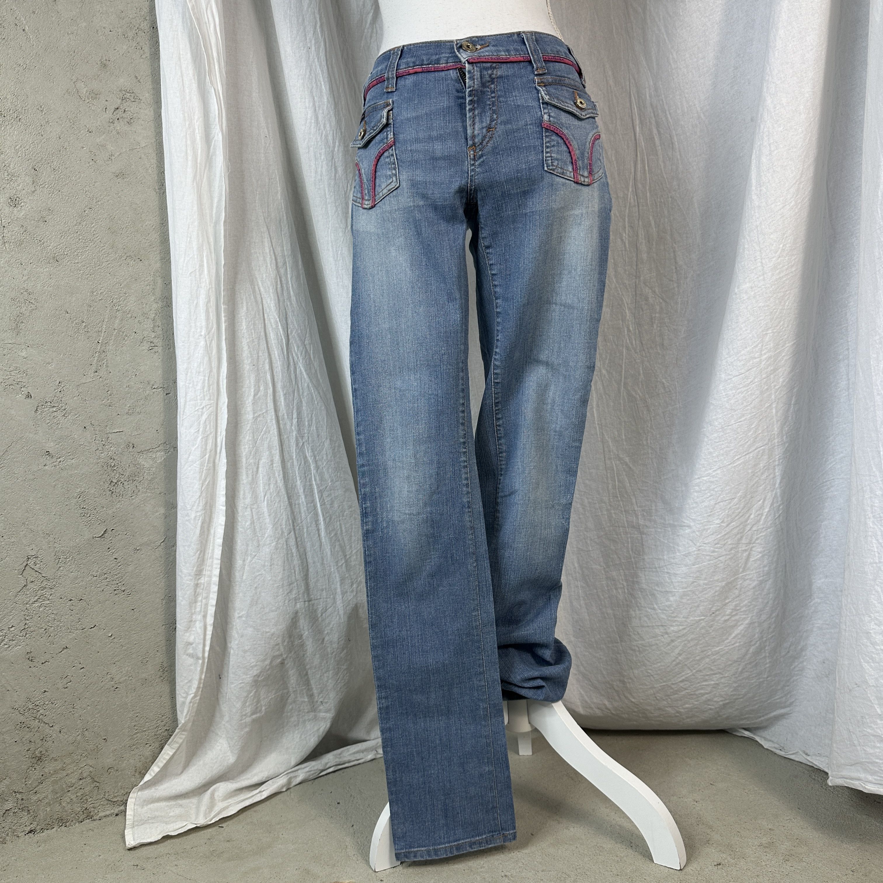 Dolce & Gabbana × Vintage Skinny Jeans Vintage Dolce & Gabbana 00s Size 38" / US 16 / IT 52 - 6 Thumbnail