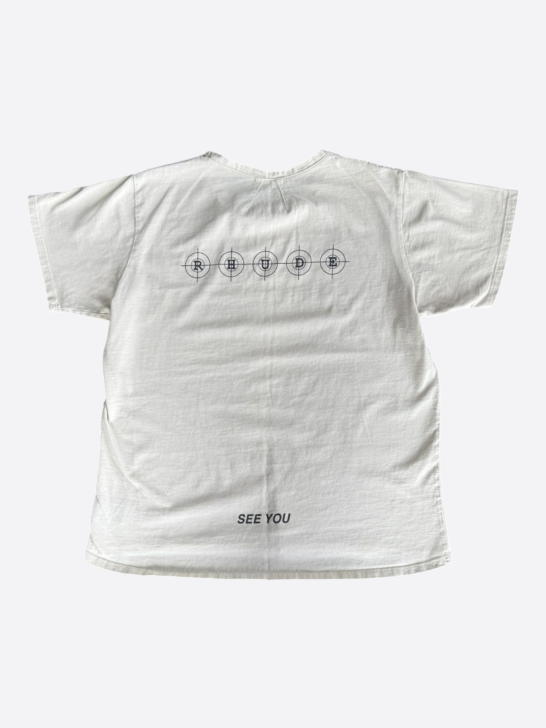 Rhude Rhude Beige & Black Space Cowboy T-Shirt Size US S / EU 44-46 / 1 - 2 Thumbnail