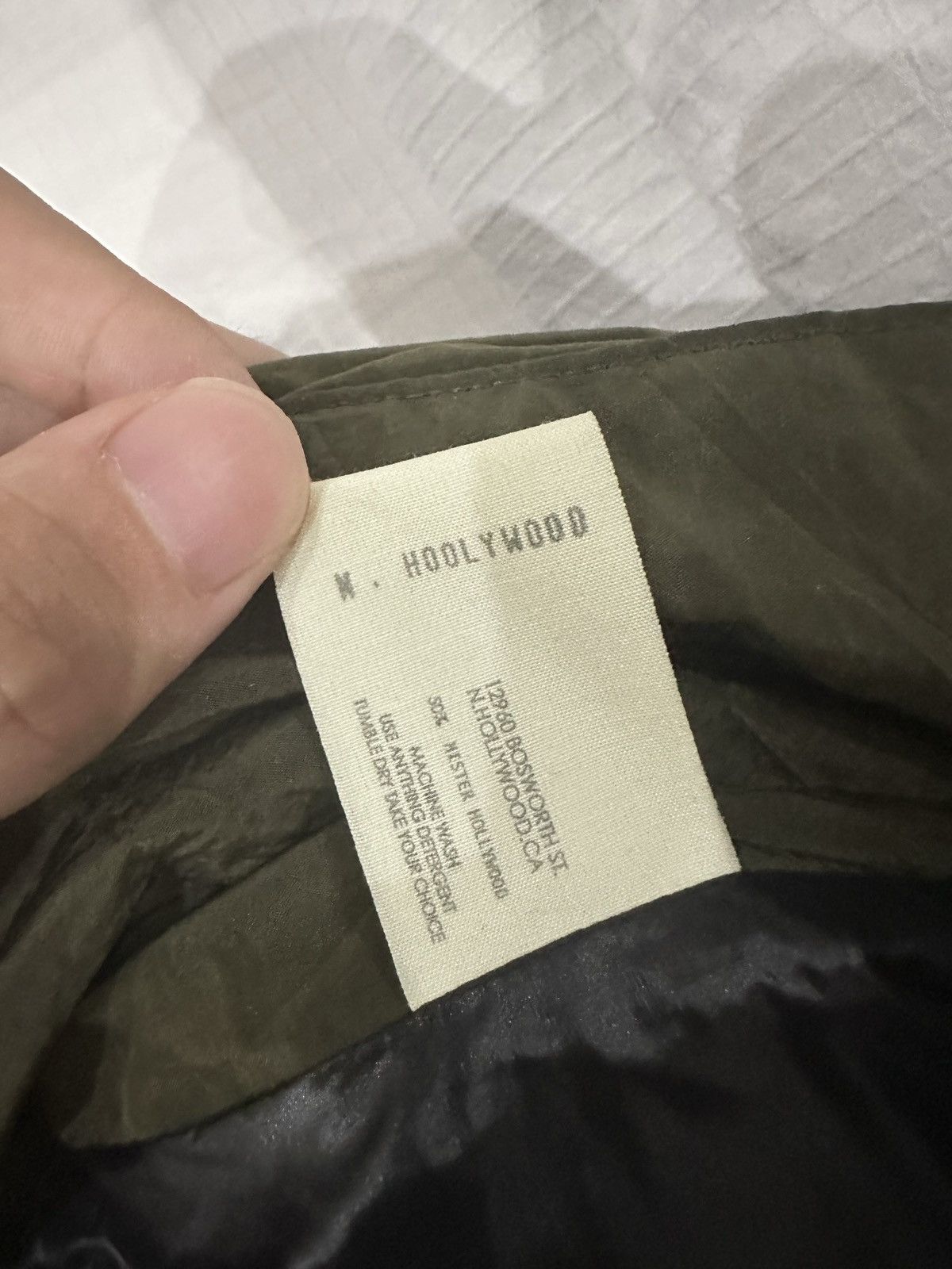 N.Hoolywood Metal Nylon Cropped Bomber Jacket Olive Size US L / EU 52-54 / 3 - 9 Thumbnail