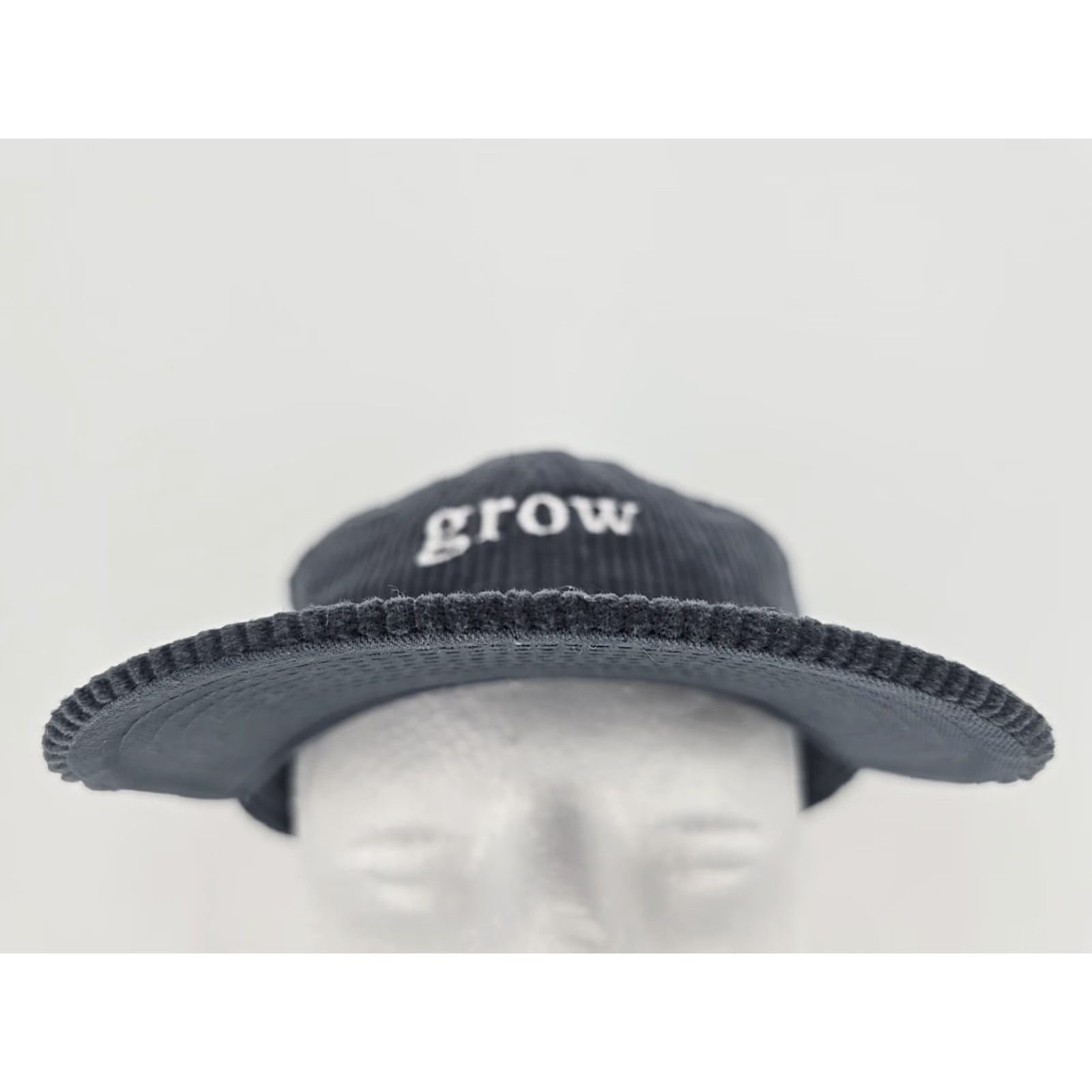 AS Colour AS Colour Cord Corduroy Grow Adjustable Strapback Baseball Hat Cap, Gray - Unisex Adults One Size, Corduroy, Outdoor Sport Theme Size ONE SIZE - 7 Thumbnail