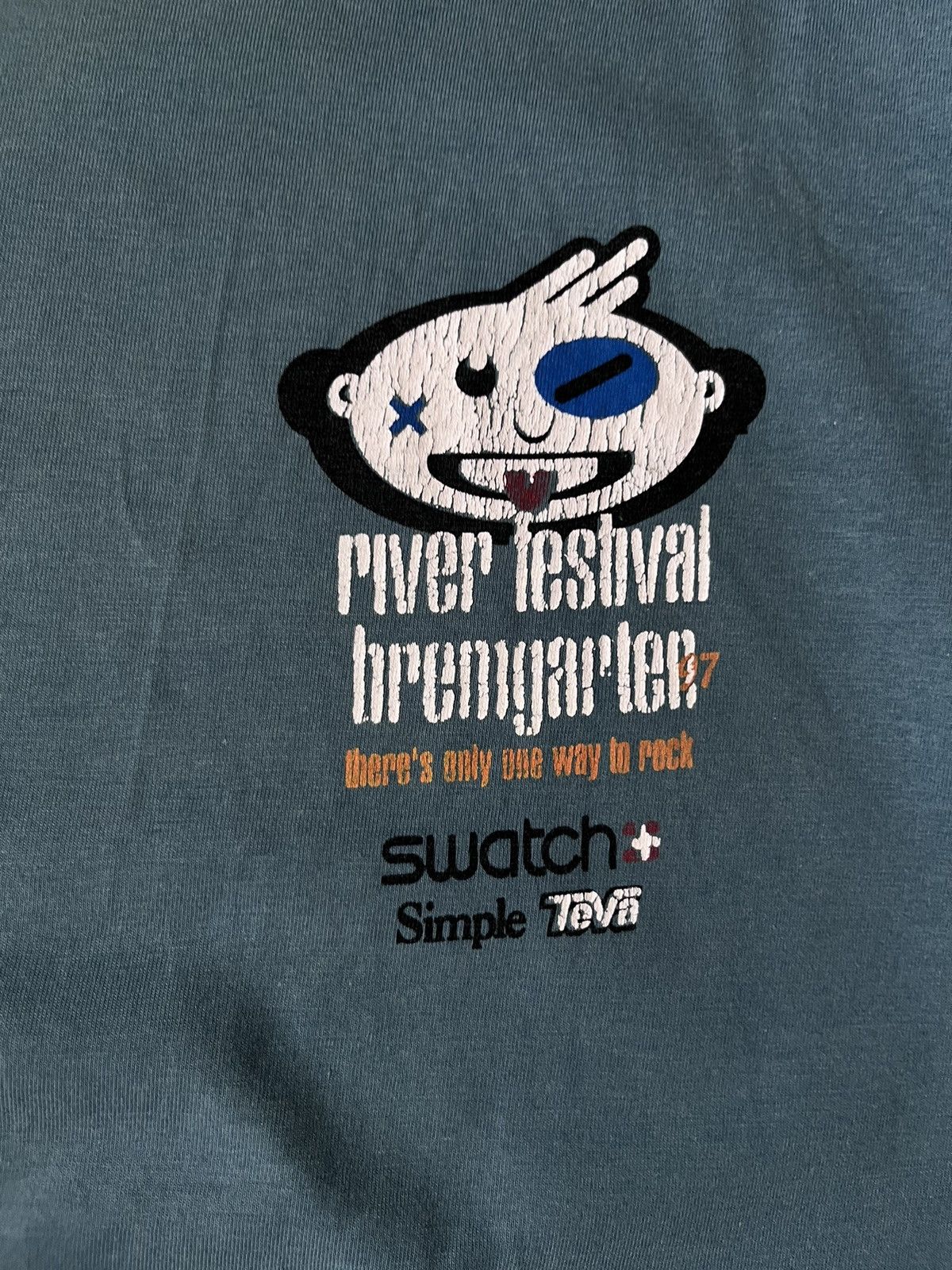 Swatch Vintage Swatch River Festival Bremgarten 1997 LongSleeve Size US XXL / EU 58 / 5 - 3 Thumbnail