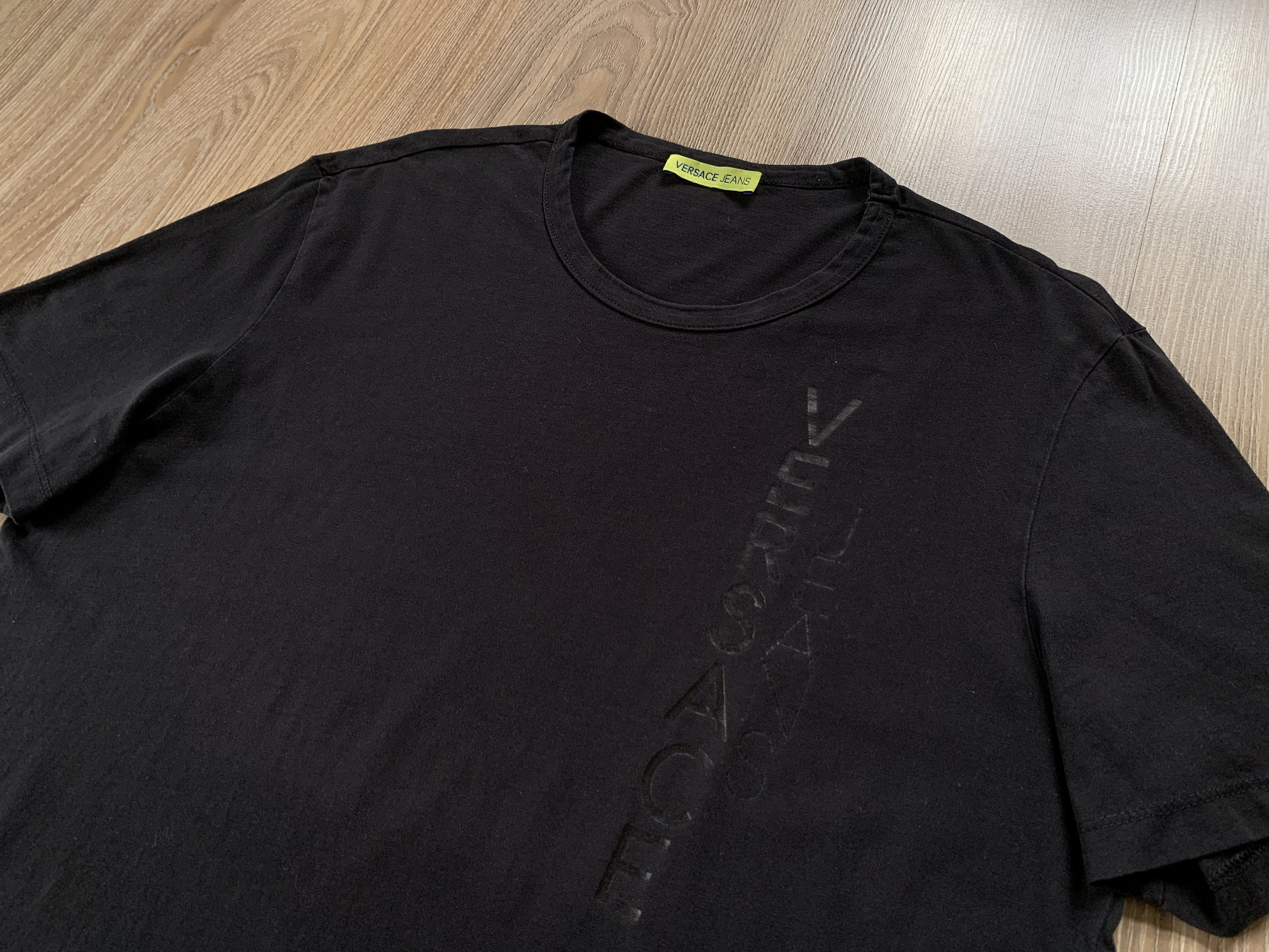 Versace × Versace Jeans Couture Versace Jeans Black Cotton T-Shirt Size US S / EU 44-46 / 1 - 4 Thumbnail