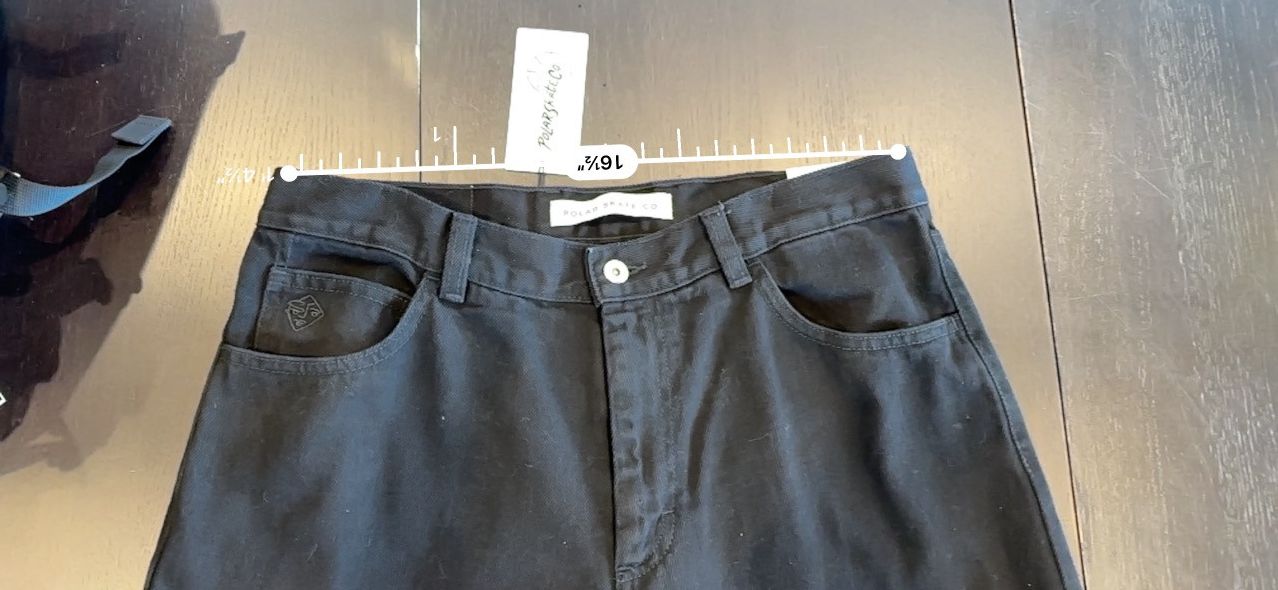 Polar Skate Co. POLAR '89 - Pitch Black - sz 32 / 33 Size US 32 / EU 48 - 7 Thumbnail