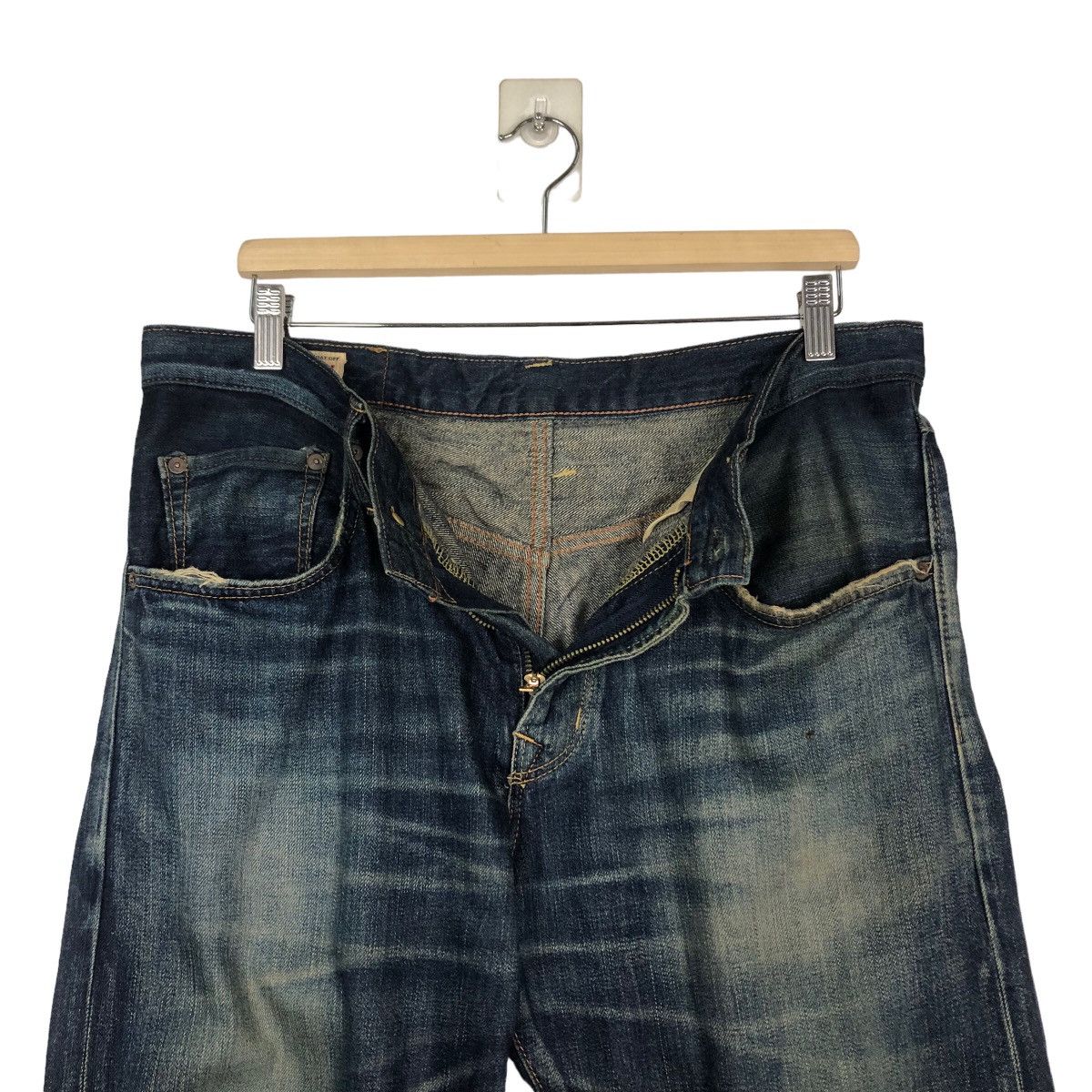 Edwin 🔥Vintage Edwin Denim Jeans Japan Issey Miyake Size US 34 / EU 50 - 17 Thumbnail