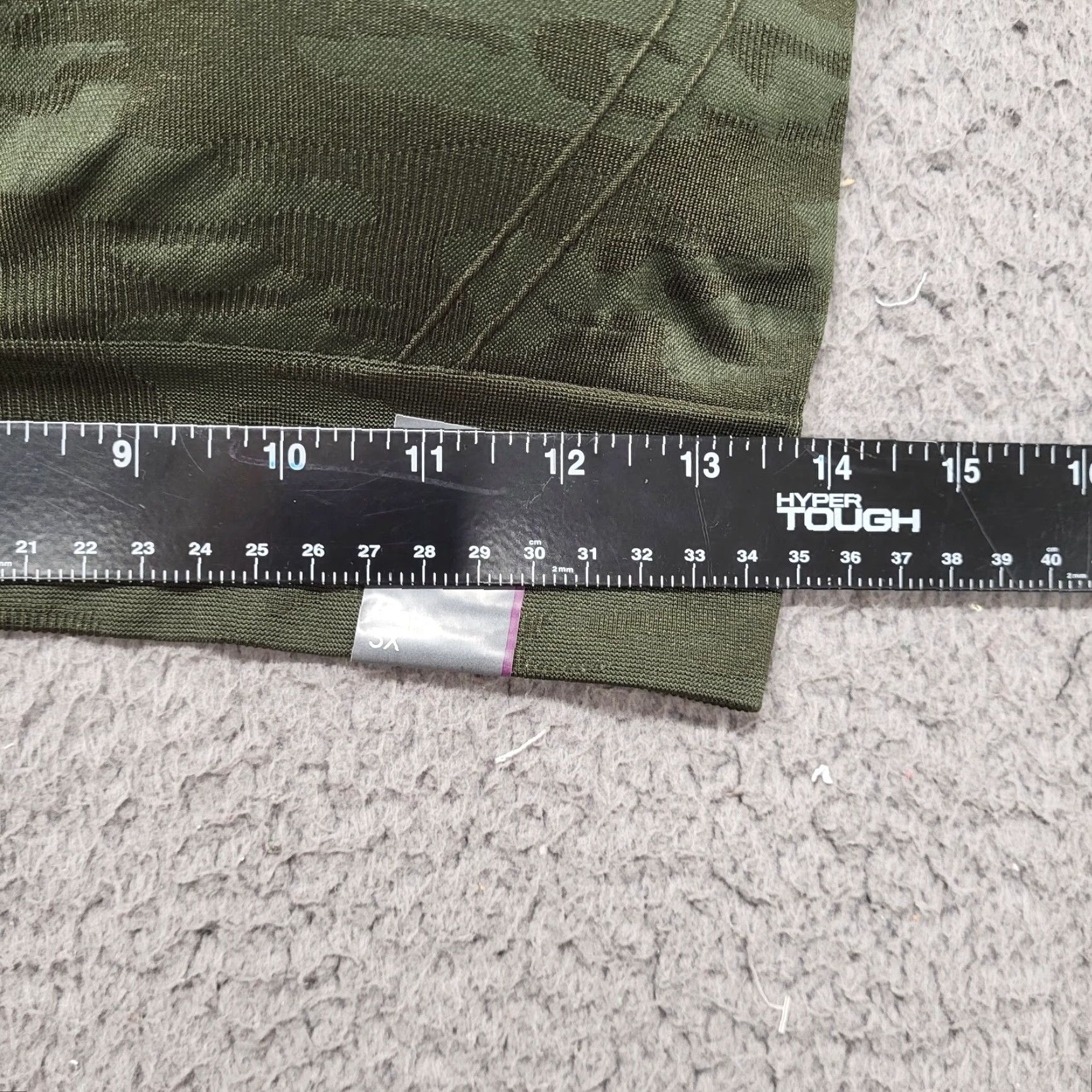 Vintage All in Motion Sports Bra 3X Racerback Medium Support Seamless Dark Green Gray Women's 3XL Size ONE SIZE - 7 Thumbnail
