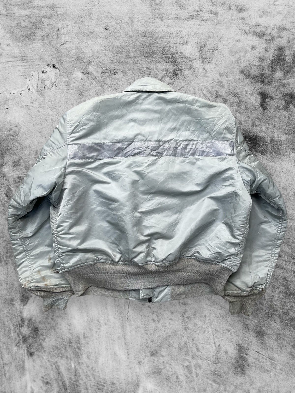 Alpha Industries 🔥Vintage Alpha Industries Ma-1 Flight Bomber Jacket Size US L / EU 52-54 / 3 - 3 Thumbnail
