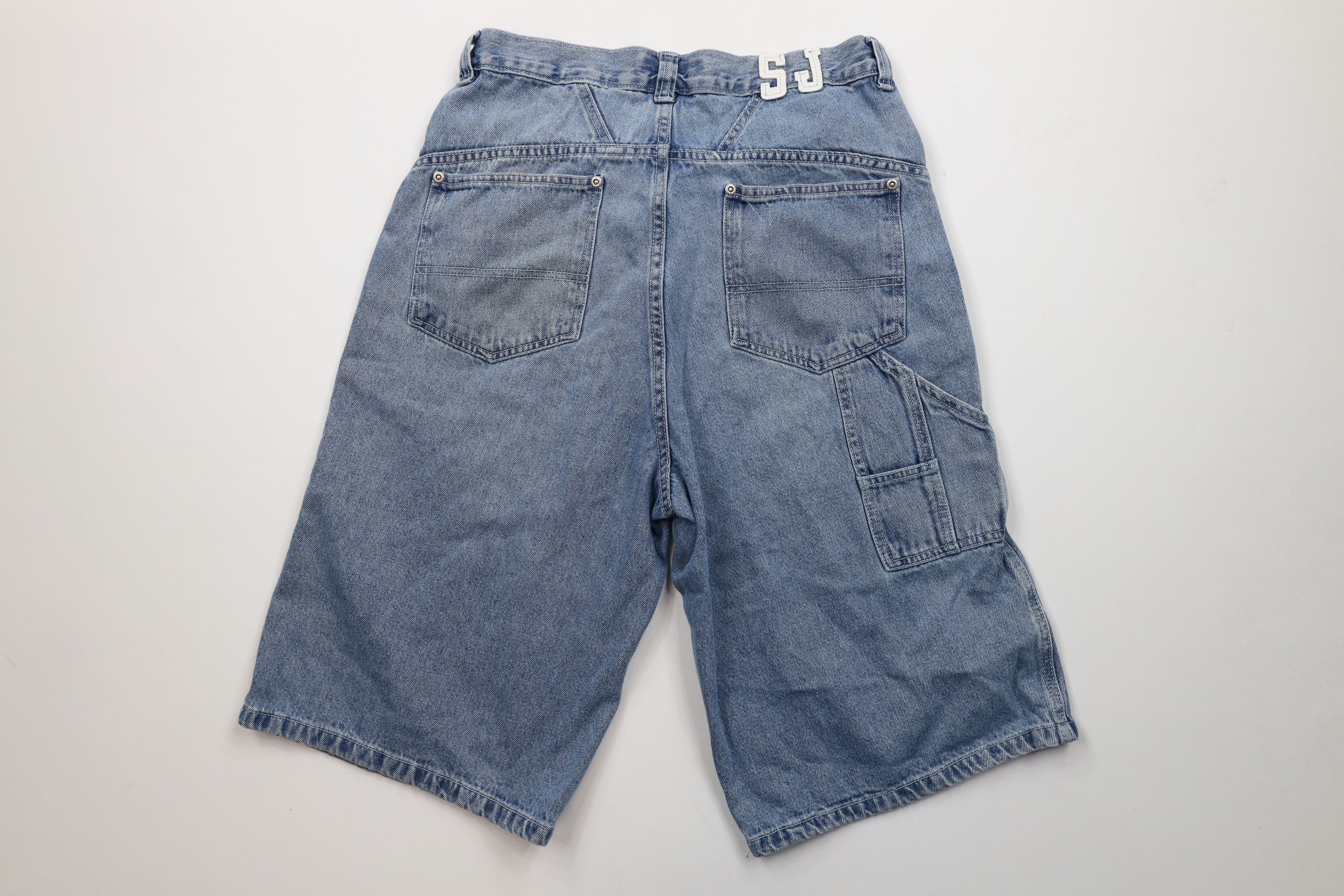 Vintage Vintage 90s Y2K Sean John Baggy Fit Denim Jean Shorts Size US 30 / EU 46 - 9 Thumbnail