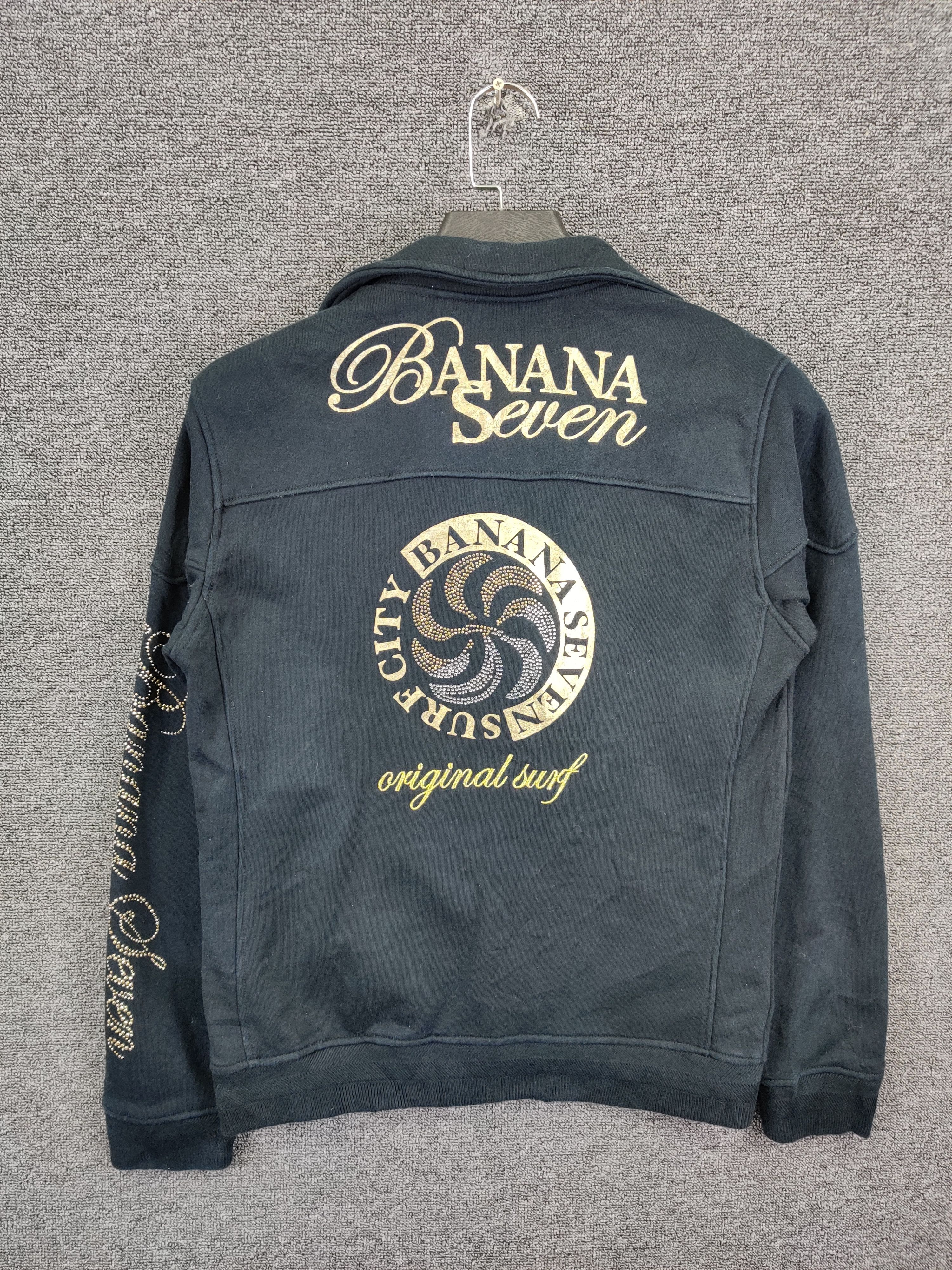 Japanese Brand Vintage Banana Seven Surf Double Collar Jacket Size US S / EU 44-46 / 1 - 1 Thumbnail