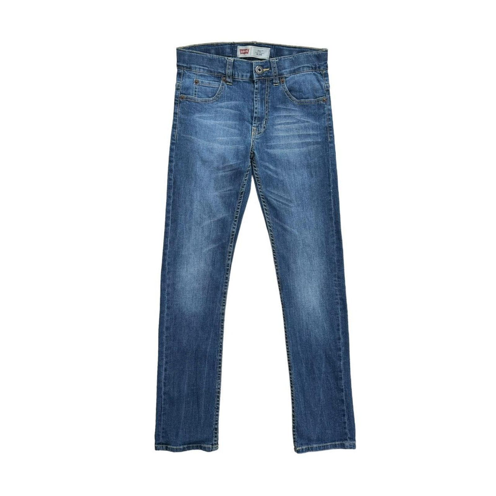 Levi's Levis 511 High Waisted Blue Slim Denim Jeans UK Size 8 Size 27" / US 4 / IT 40 - 1 Thumbnail