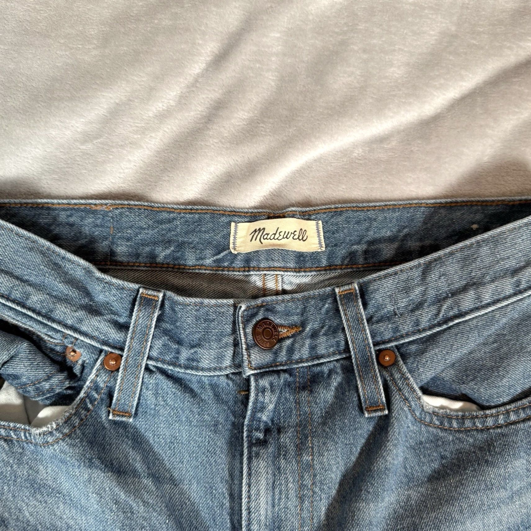 Madewell Madewell The Slouchy Jeans Womens 26 Regular Blue Denim USA Made 5-Pocket Fits 30x30 Size 26" / US 2 / IT 38 - 2 Thumbnail