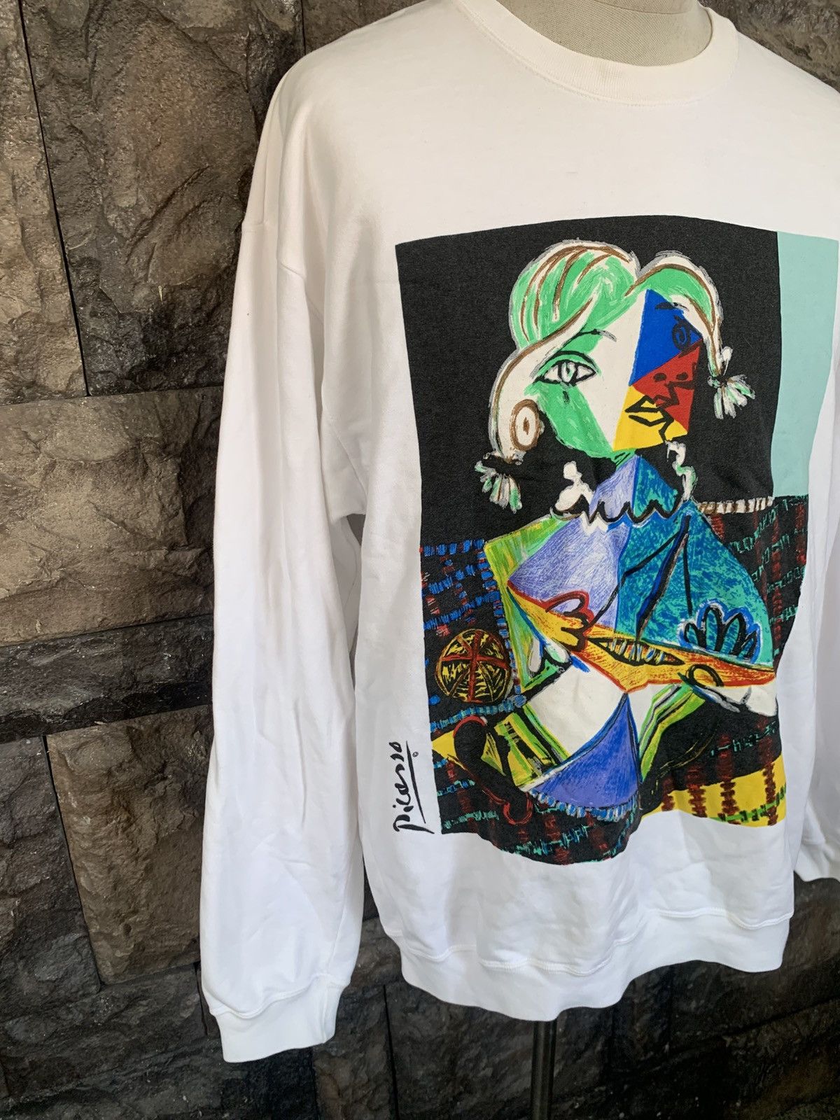 Arts & Science Vintage Pablo Picasso Artwork / Art Sweatshirt Size US L / EU 52-54 / 3 - 4 Thumbnail