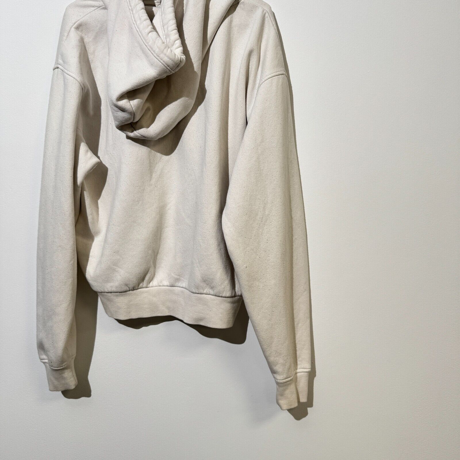 Vintage Vintage Unisex White Cotton Zip Hoodie Size S 90s Boxy Fit Size US S / EU 44-46 / 1 - 10 Thumbnail