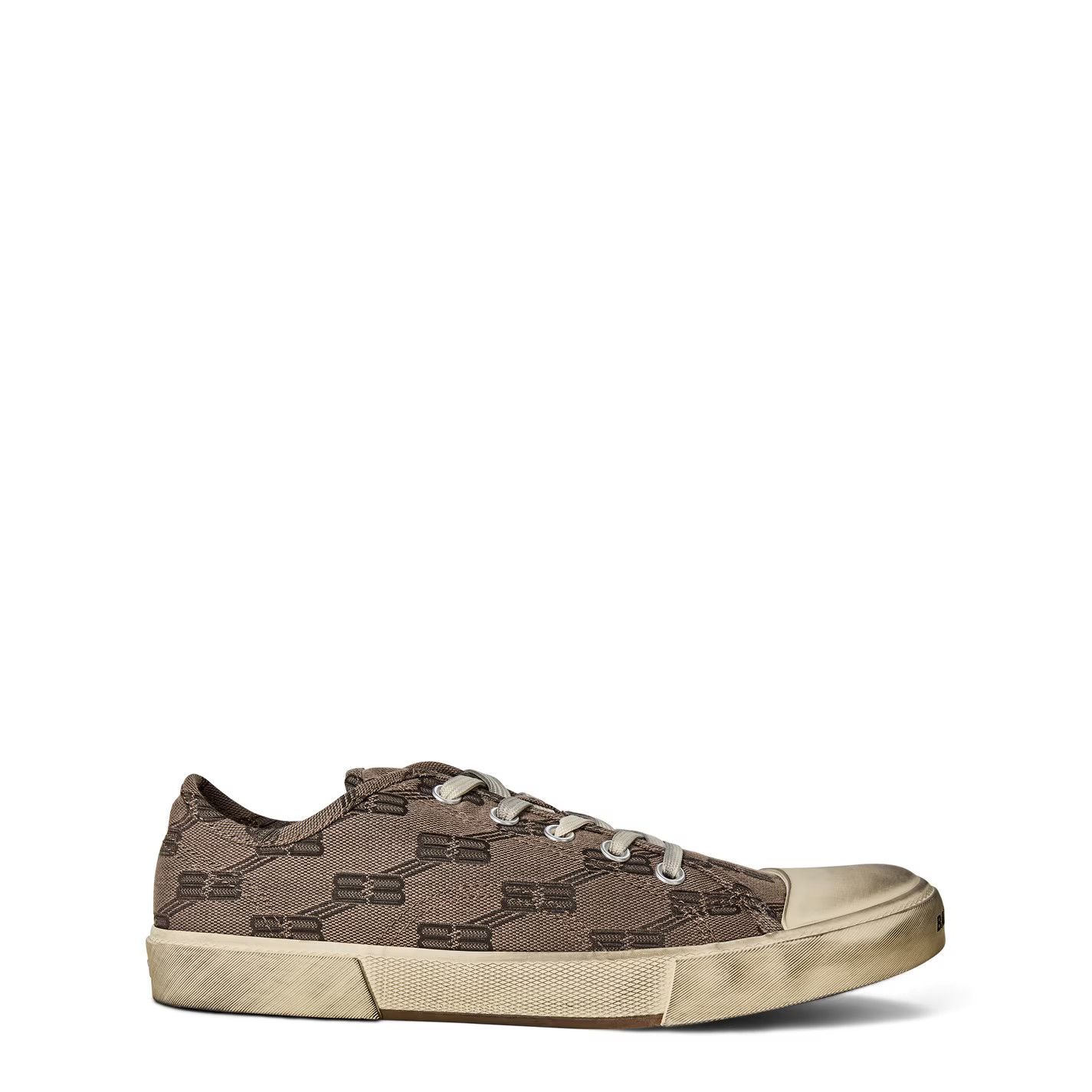 Balenciaga o1g2r1mq0226 Paris Monogram Low Trainers In Brown Size US 13 / EU 46 - 1 Thumbnail