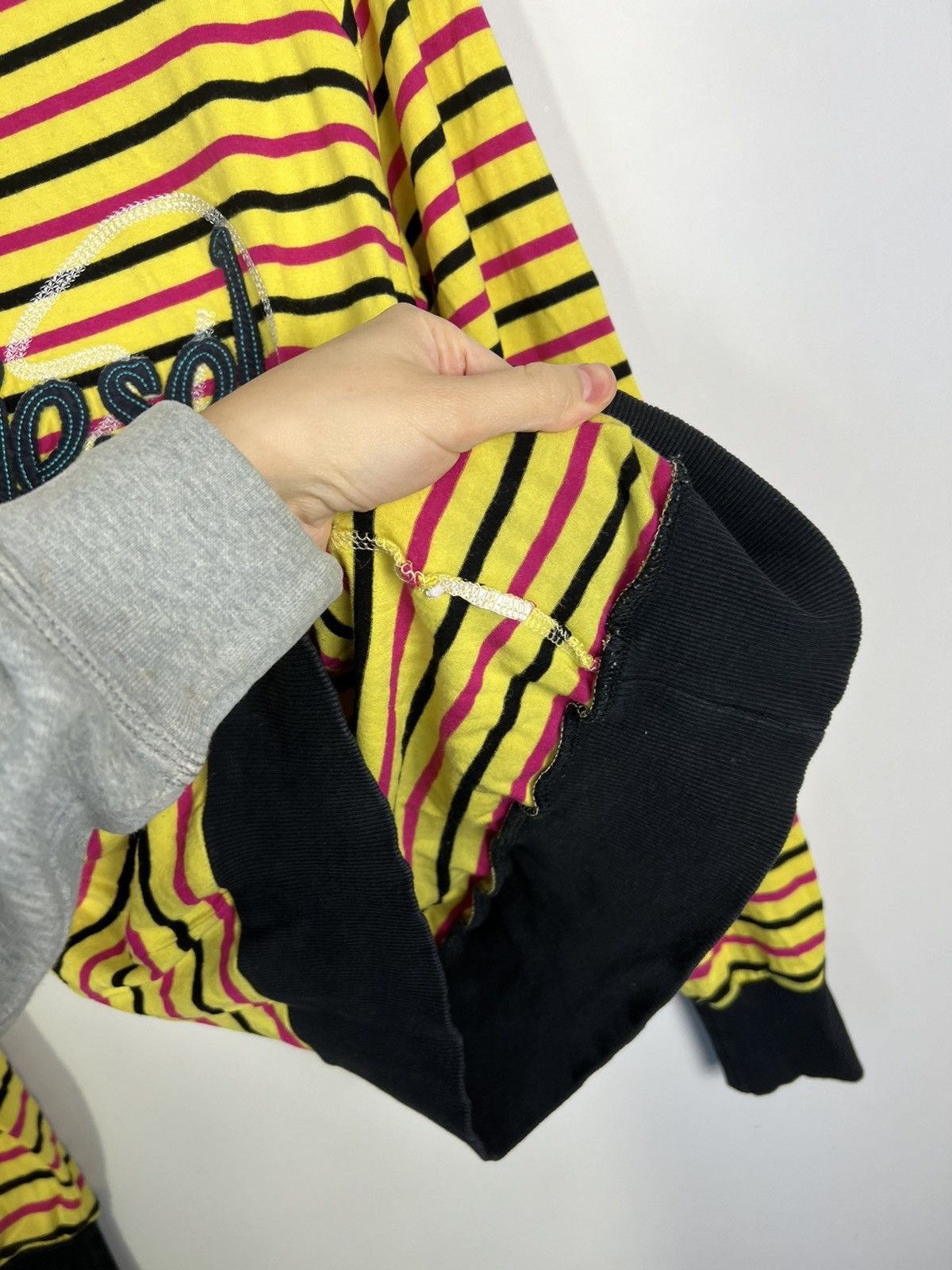 Diesel × Vintage Sweatshirt Diesel big logo avant garde y2k vintage rare Size L / US 10 / IT 46 - 4 Thumbnail