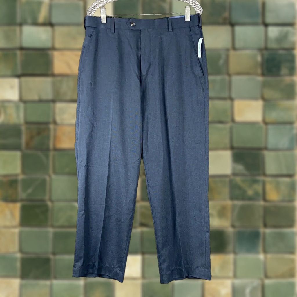 Croft & Barrow VINTAGE Croft & Barrow Dress Pants Men’s 32x27 Regular Blue Mens Size US 32 / EU 48 - 1 Thumbnail