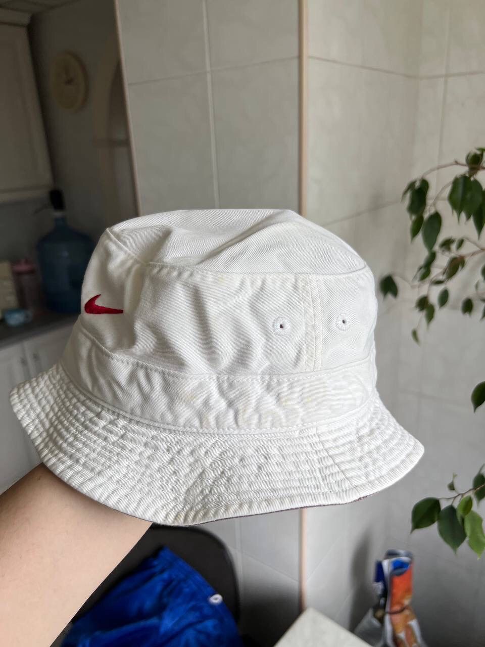 Nike × Vintage Vintage 90s Nike Bucket Hat Panama Streetwear Cap Y2K Sz M Size ONE SIZE - 2 Thumbnail