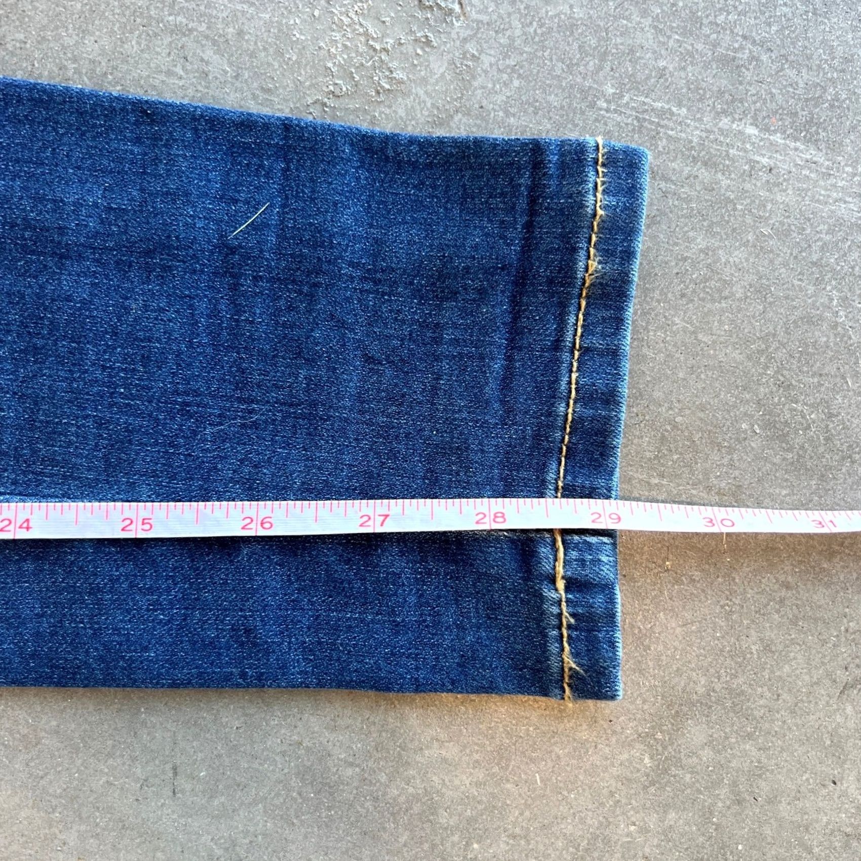 Fashion Nova VINTAGE Fashion Nova Jeans Skinny Holy High Waisted Dark Wash Distressed 29 Womens Boys Girls Mens Regular 11/29 Size 29" - 6 Thumbnail