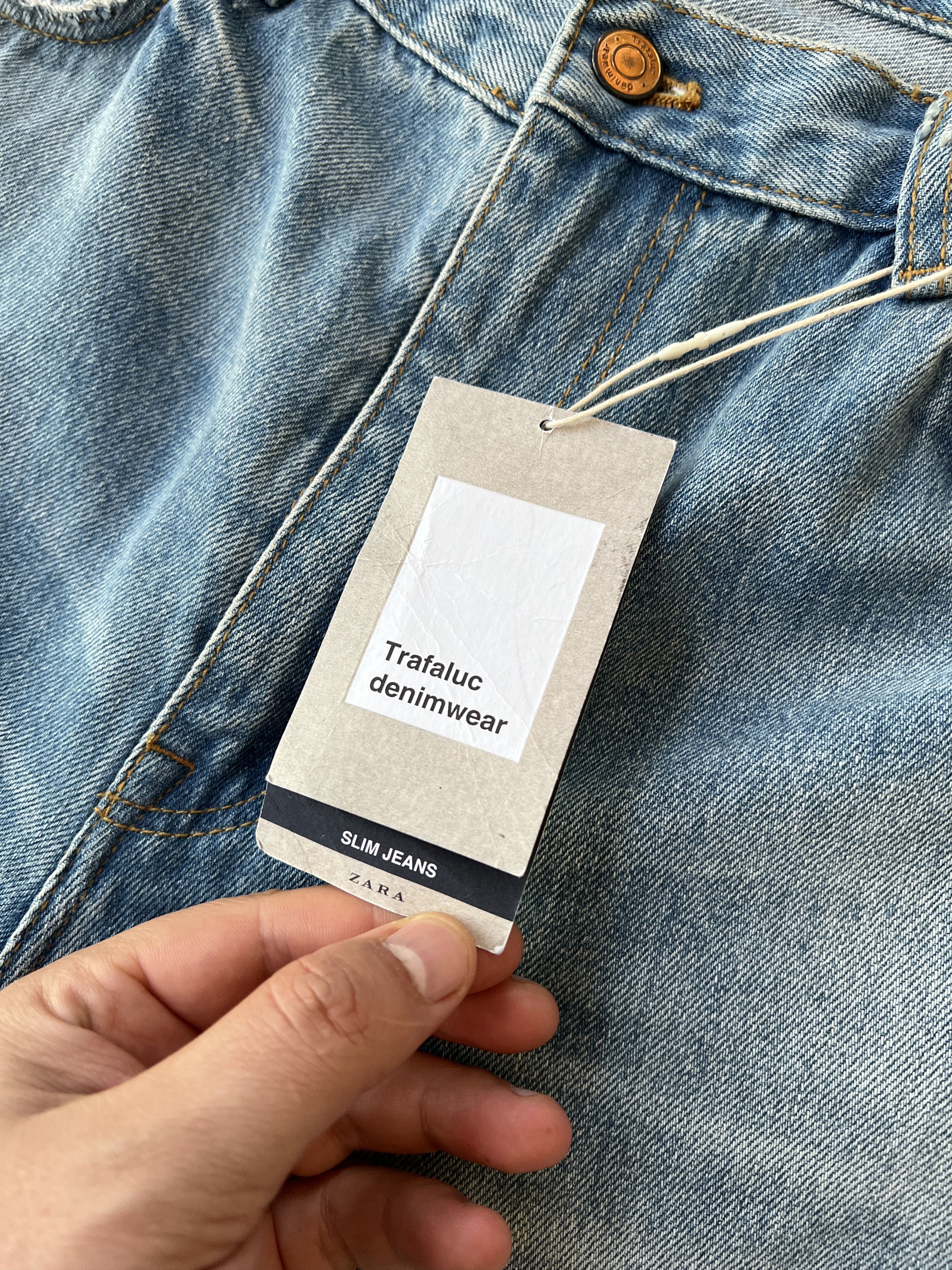 Zara Zara Trafaluc Denim Slim Jeans Size 30" / US 8 / IT 44 - 14 Thumbnail