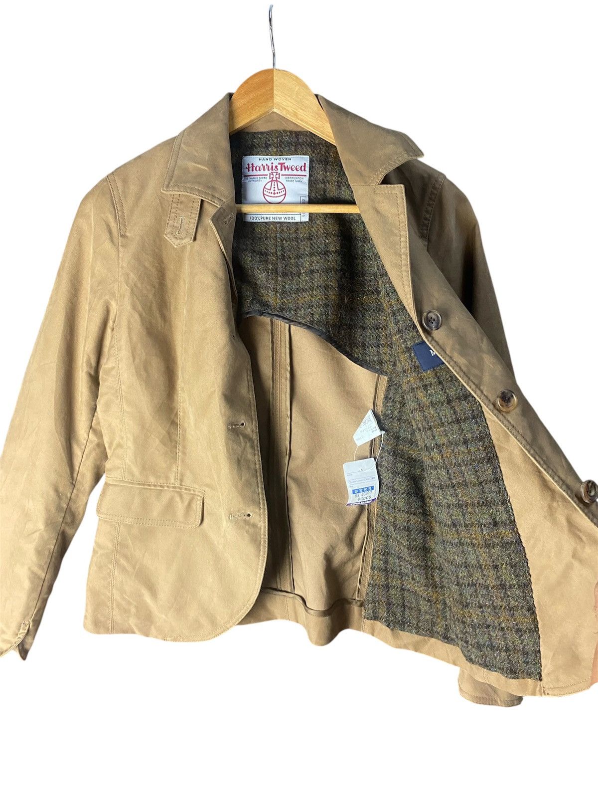 Harris Tweed Macphee Design by Harris Tweed Wool Coat Size S / US 4 / IT 40 - 3 Thumbnail