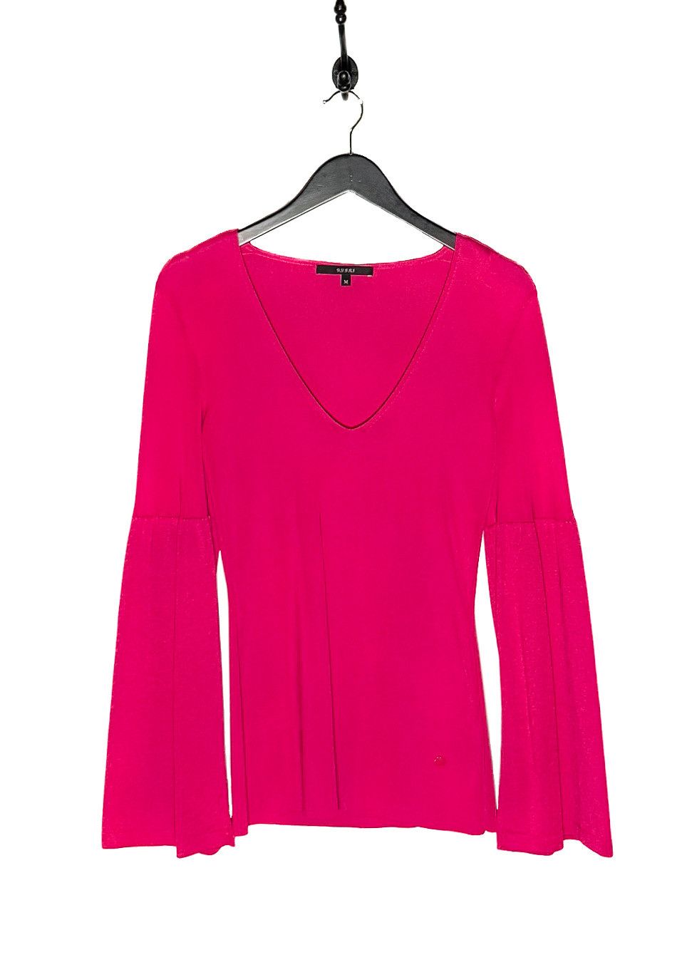 Gucci Gucci Fuchsia Flare Sleeves V-neck Sweater Size M / US 6-8 / IT 42-44 - 1 Thumbnail