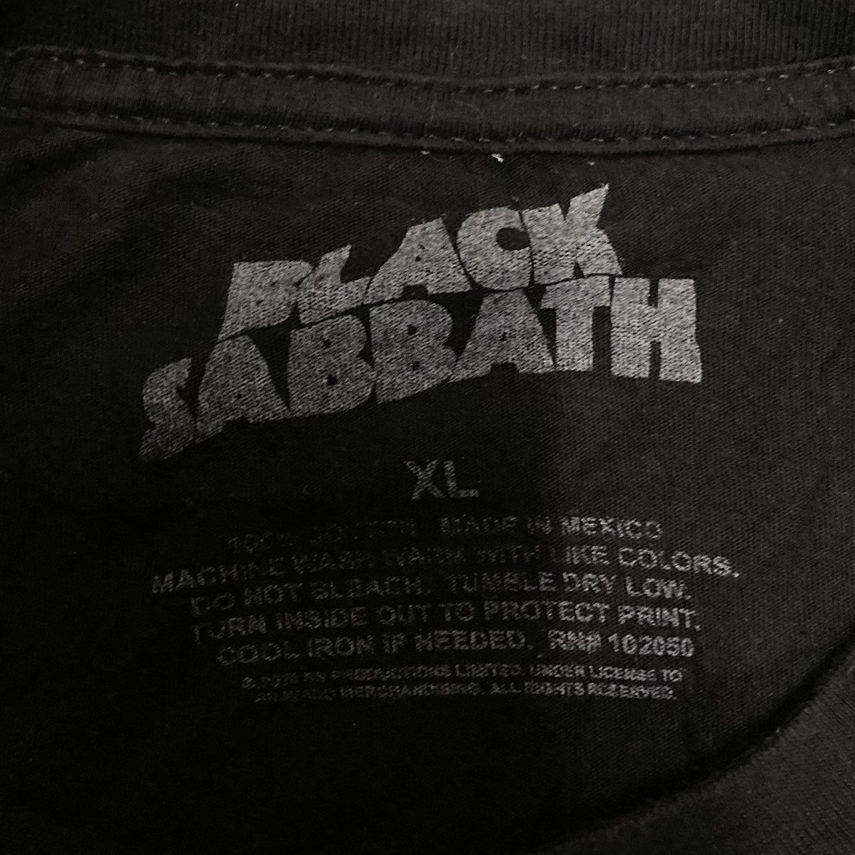 Black Sabbath Black Sabbath Black Lives Matter Band Ozzfest Ozzy Osbourne Size US XL / EU 56 / 4 - 3 Thumbnail