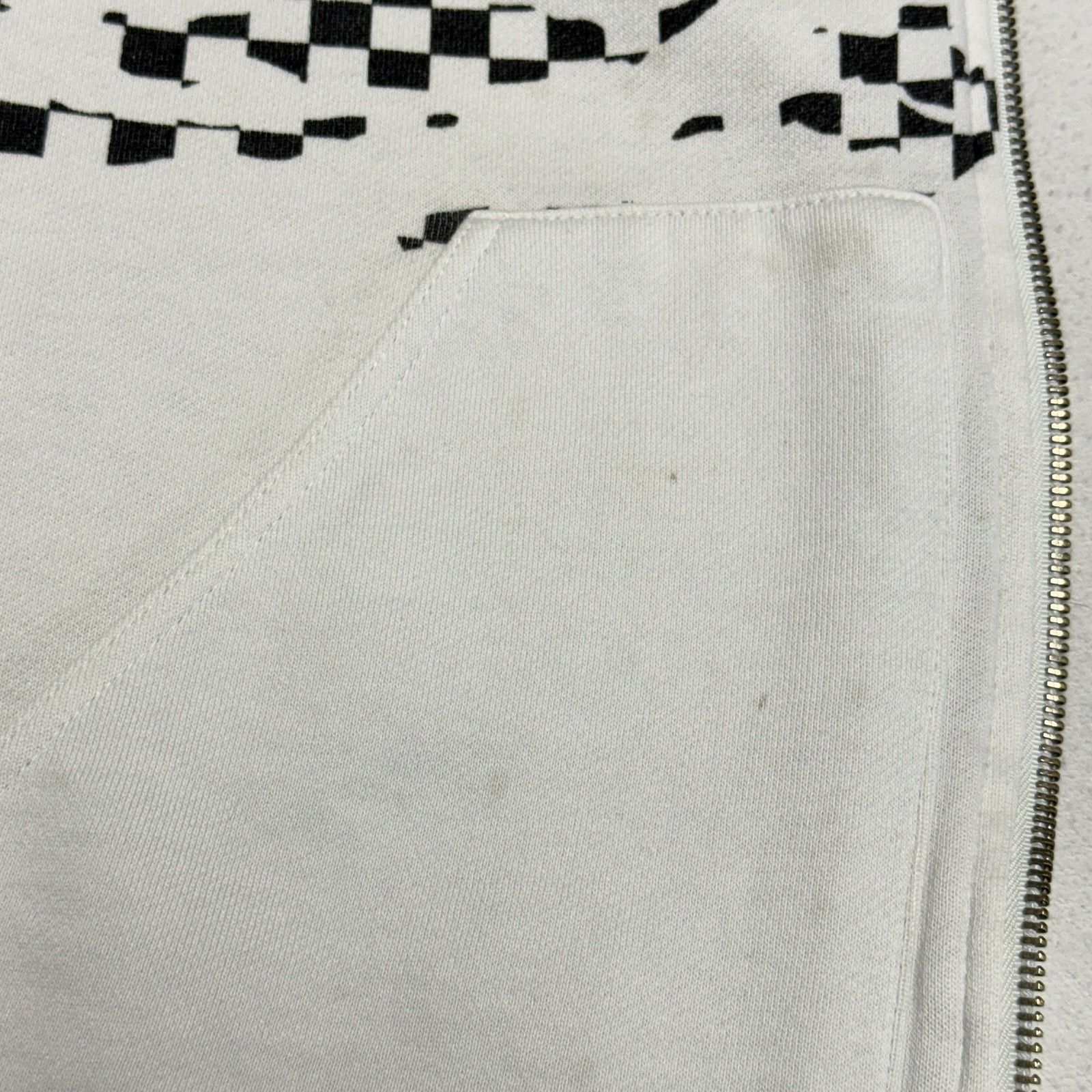 Vans Vans Skate Hoodie Sweatshirt Mens Medium White Full Zip Stre Size US M / EU 48-50 / 2 - 13 Thumbnail