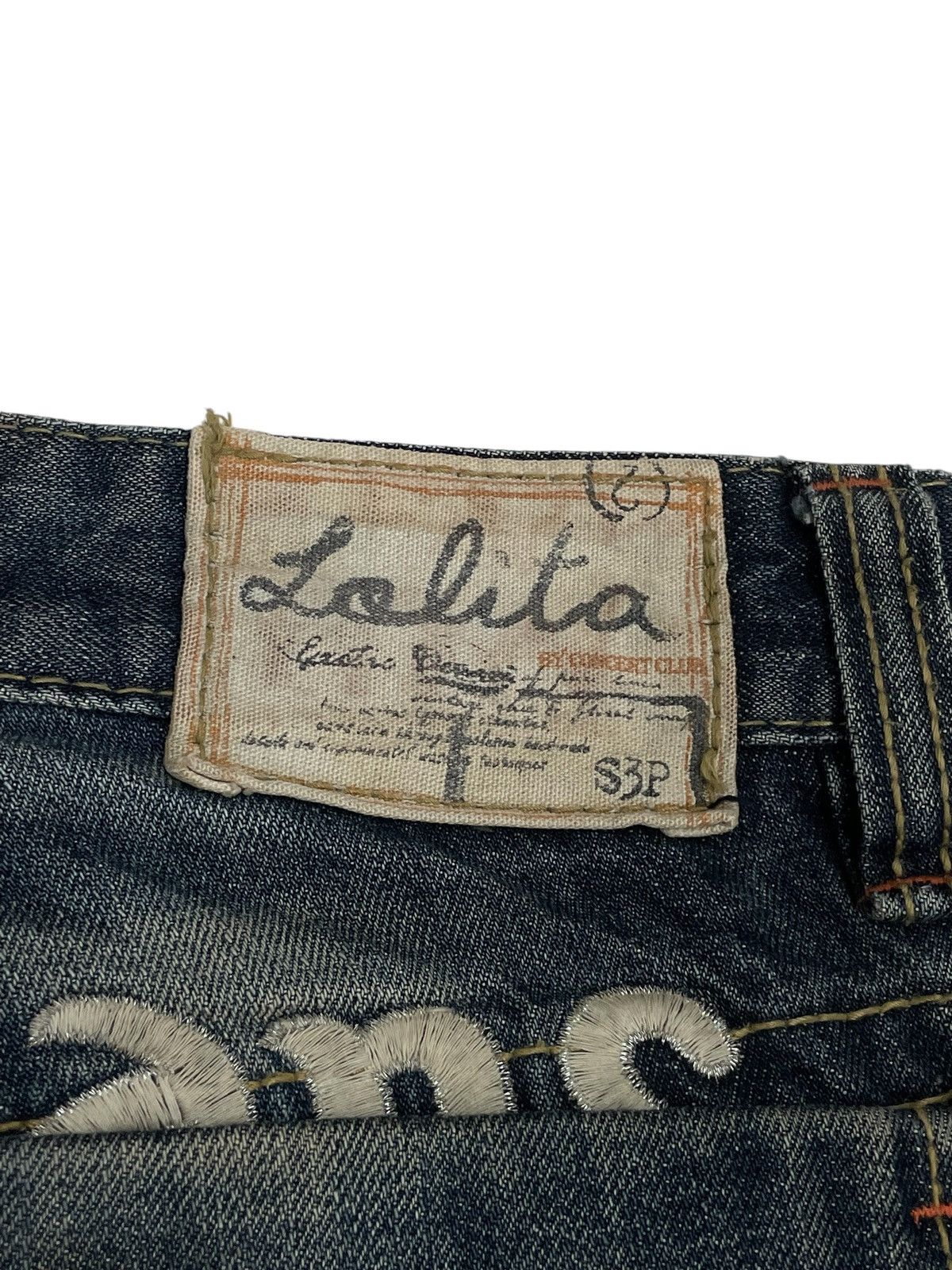 If Six Was Nine Lolita Muddy Whisker Distressed Denim Pants Size US 30 / EU 46 - 21 Thumbnail